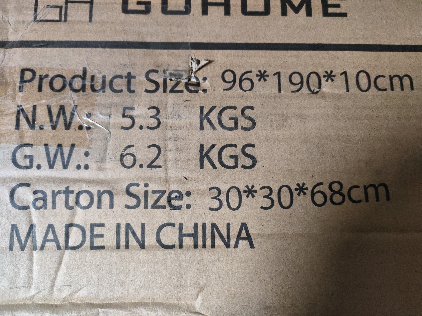 Memory Foam Tri-Folding Mattress with Super Soft Removable Bamboo Cover 38/75/4