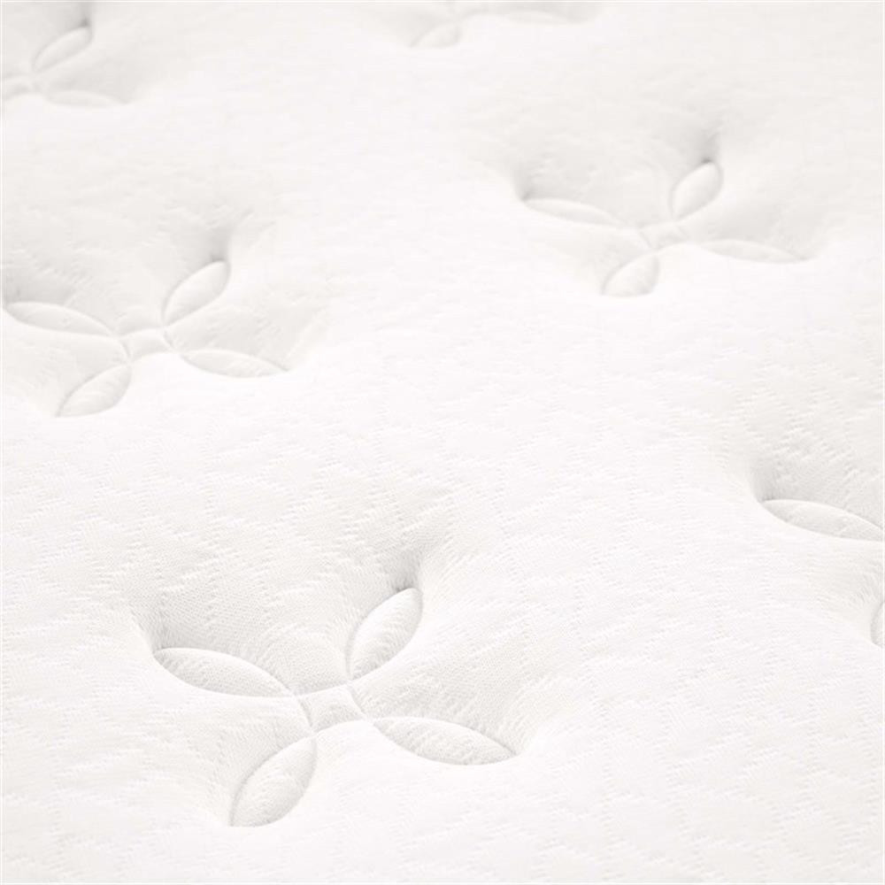 Modway Jenna 14″ Modern Innerspring and Foam King Mattress in White