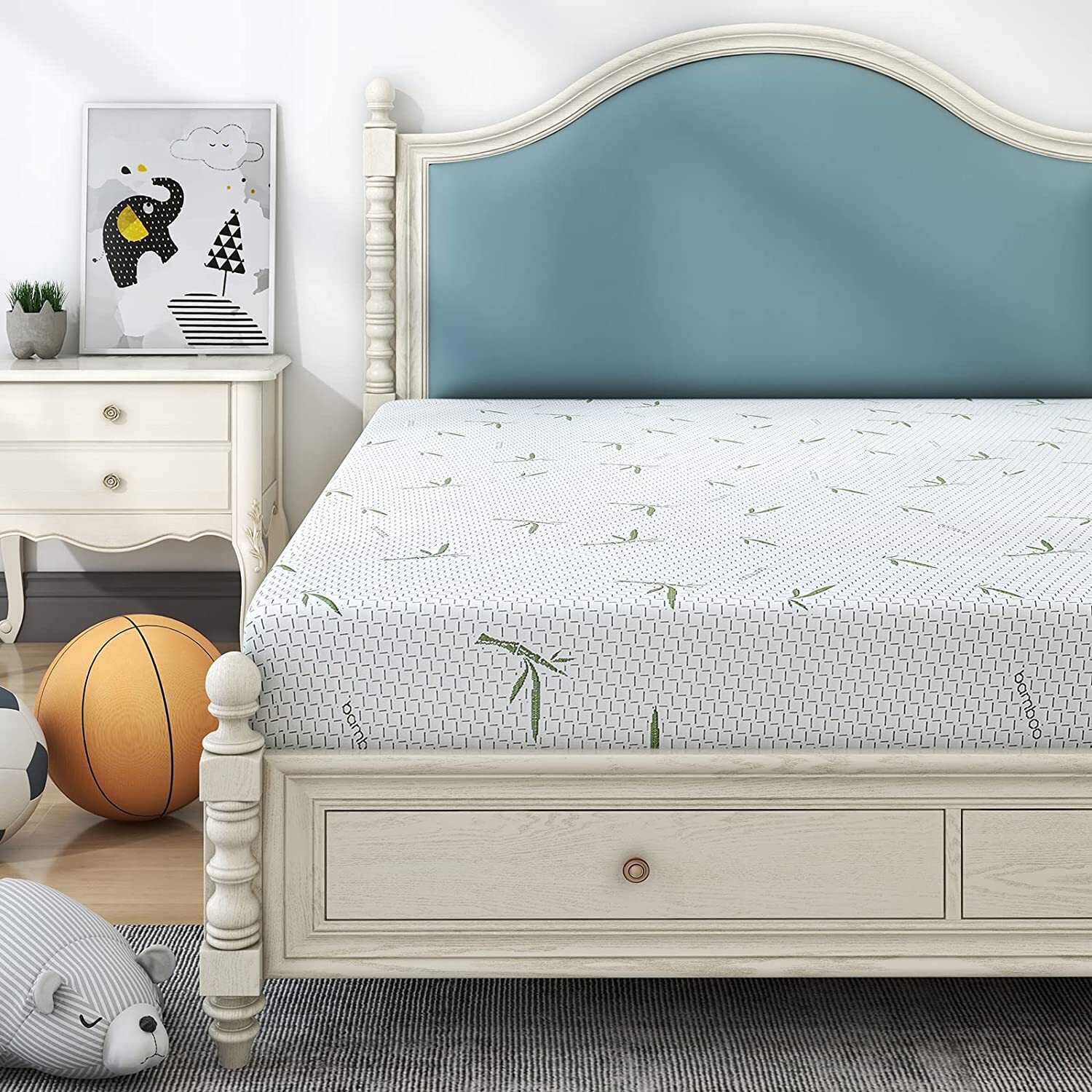 6 Inch Memory Foam Twin Size Bamboo Mattress In A Box NEW | IN HAND SHIPS TODAY!