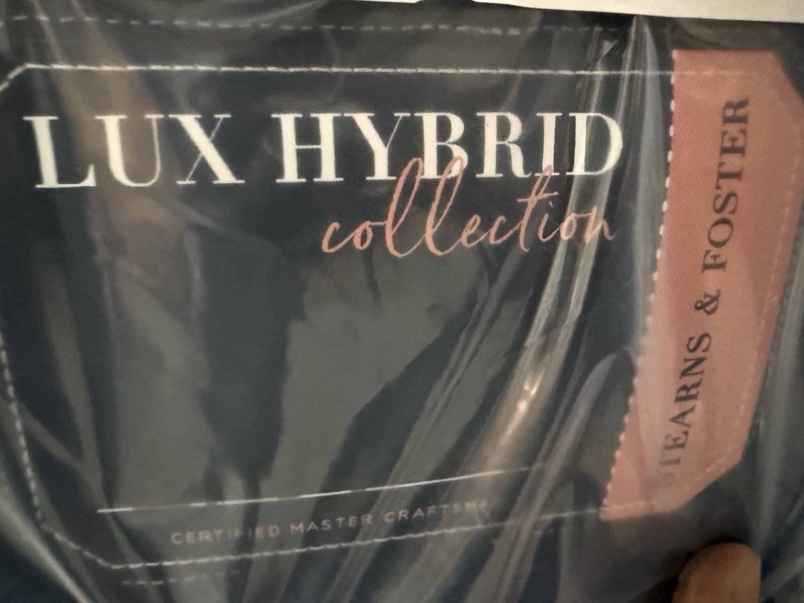 STEARNS AND FOSTER ESTATE Lux Hybrid Firm KING MATTRESS FREE SHIP!