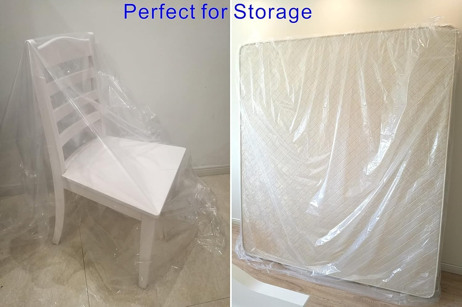 Lightweight Twin & Full Mattress Storage Bags – 2 Pack Clear Protection