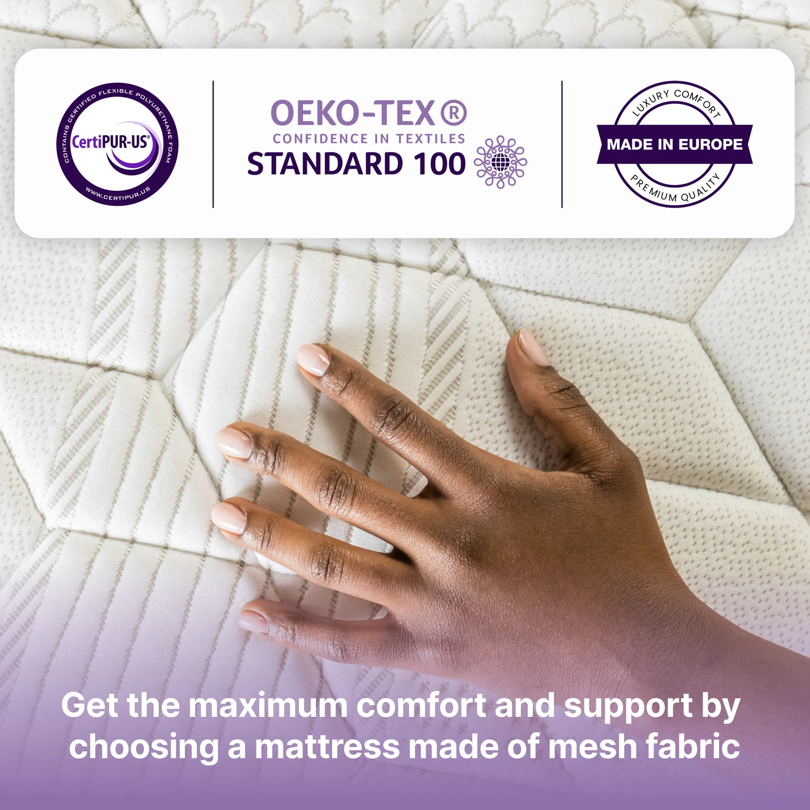 Victoria 10″ Cooling Gel Hybrid Mattress Queen