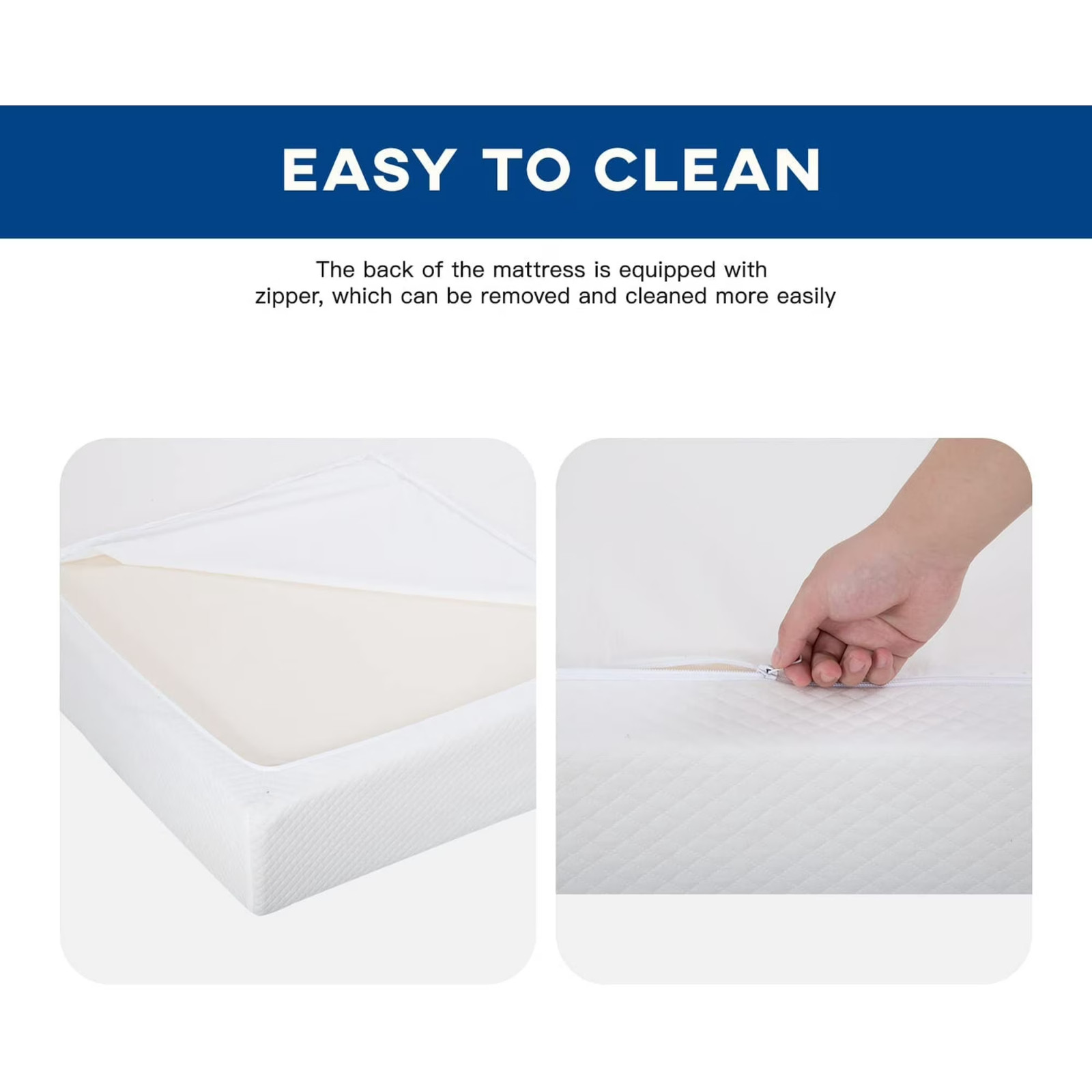 Colchon De Espuma 76×80 Viscoelastica 6 Pulgadas Para Cama King Size En Oferta