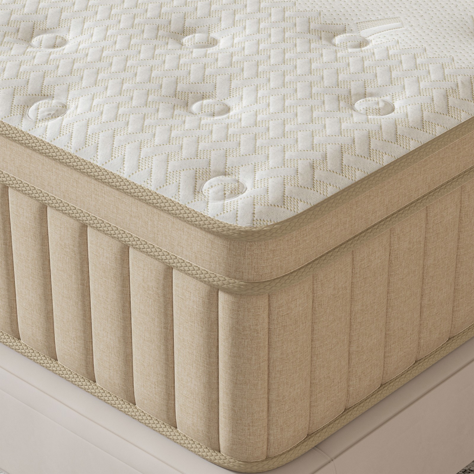 10″12″14″Gel Memory Foam Spring Hybrid Mattress Bed In Box Twin/Full/Queen/King