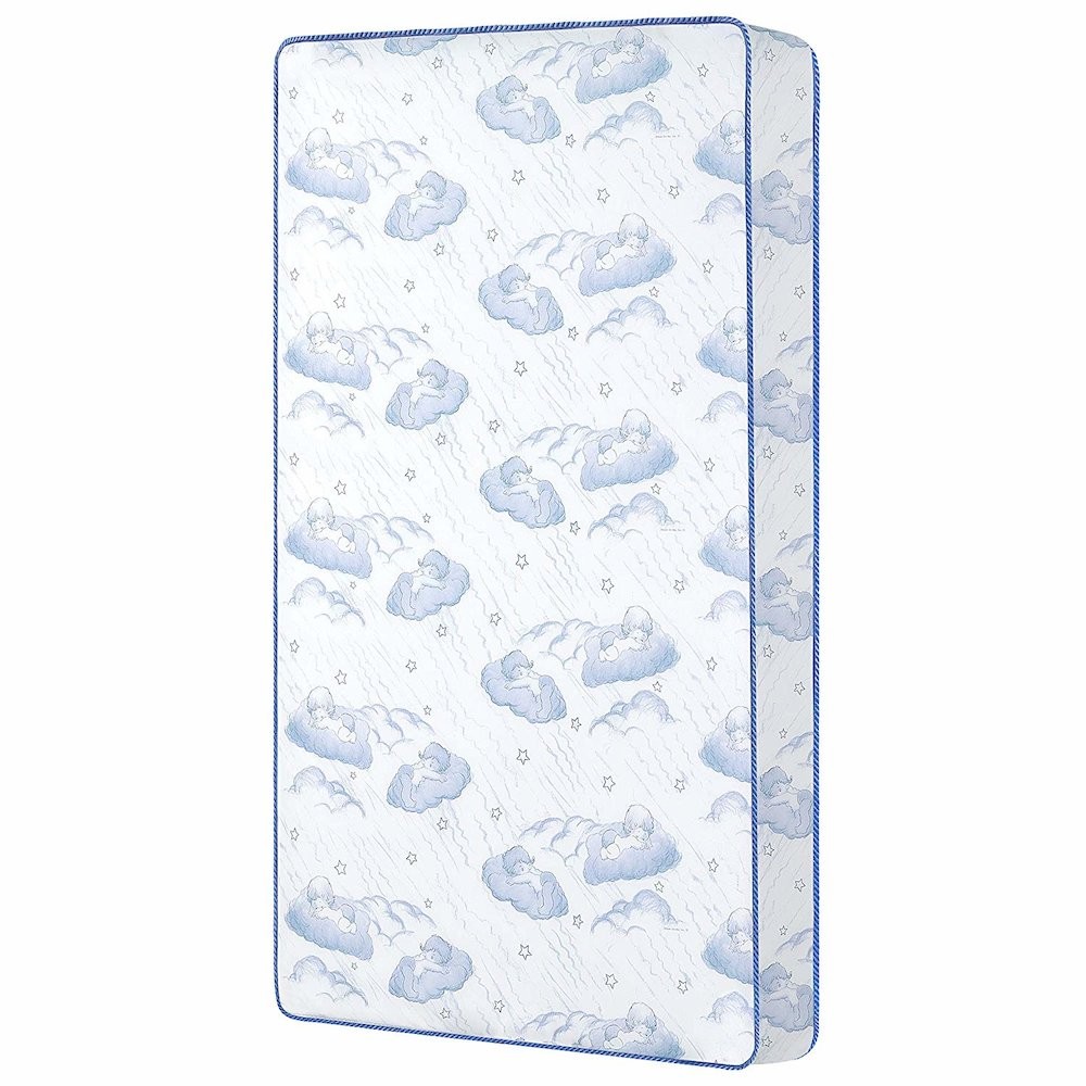 Dream On Me Sweet Dreams 6” 88 Coil Spring Crib and Toddler Bed Mattress