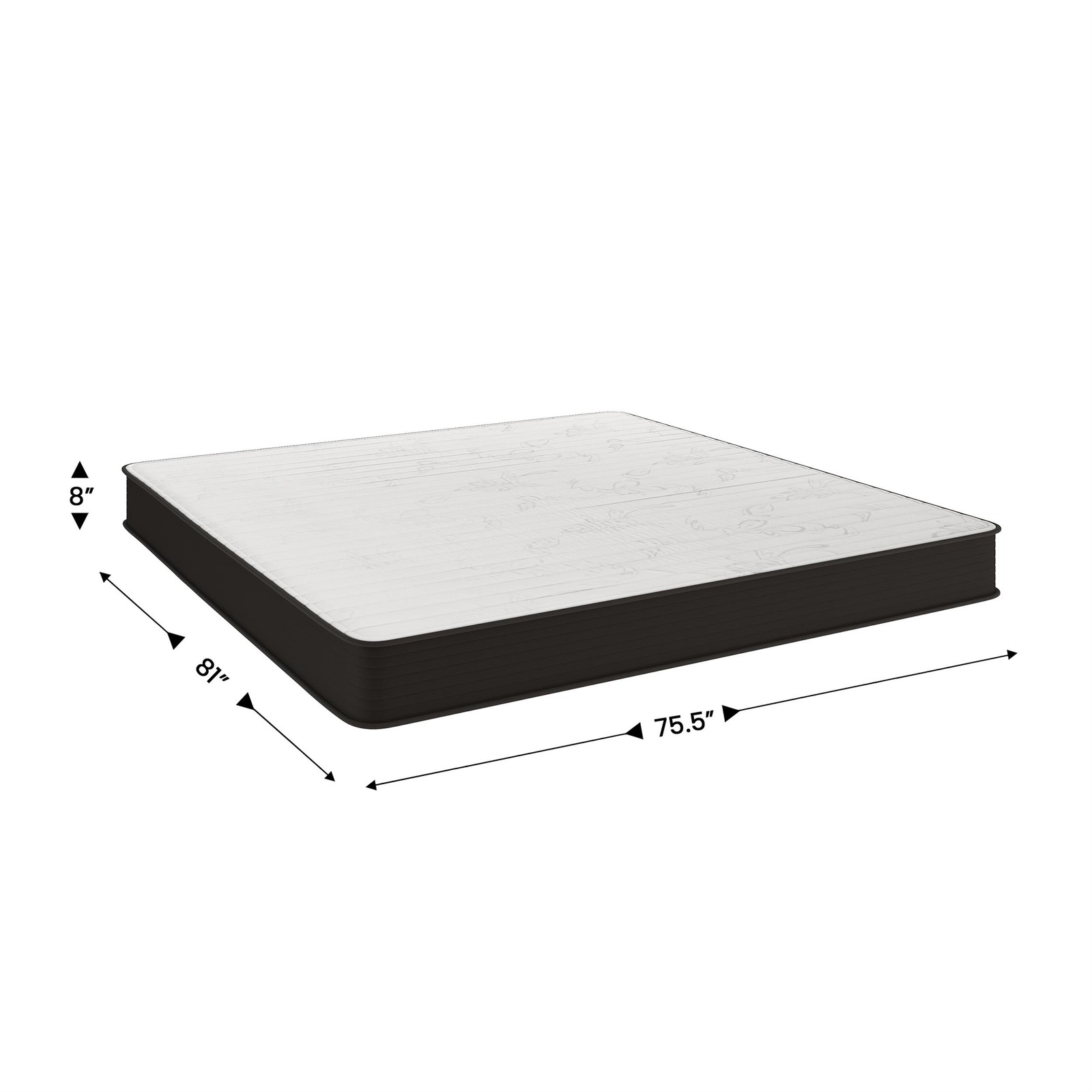 8″ Hybrid InnerSpring King Premium Cooling Mattress in a Box