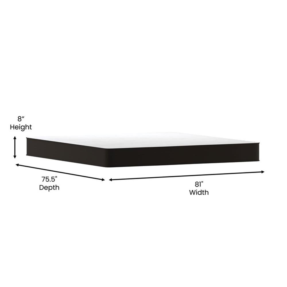Pemberly Row 8″ Hybrid InnerSpring King Premium Cooling Mattress in a Box