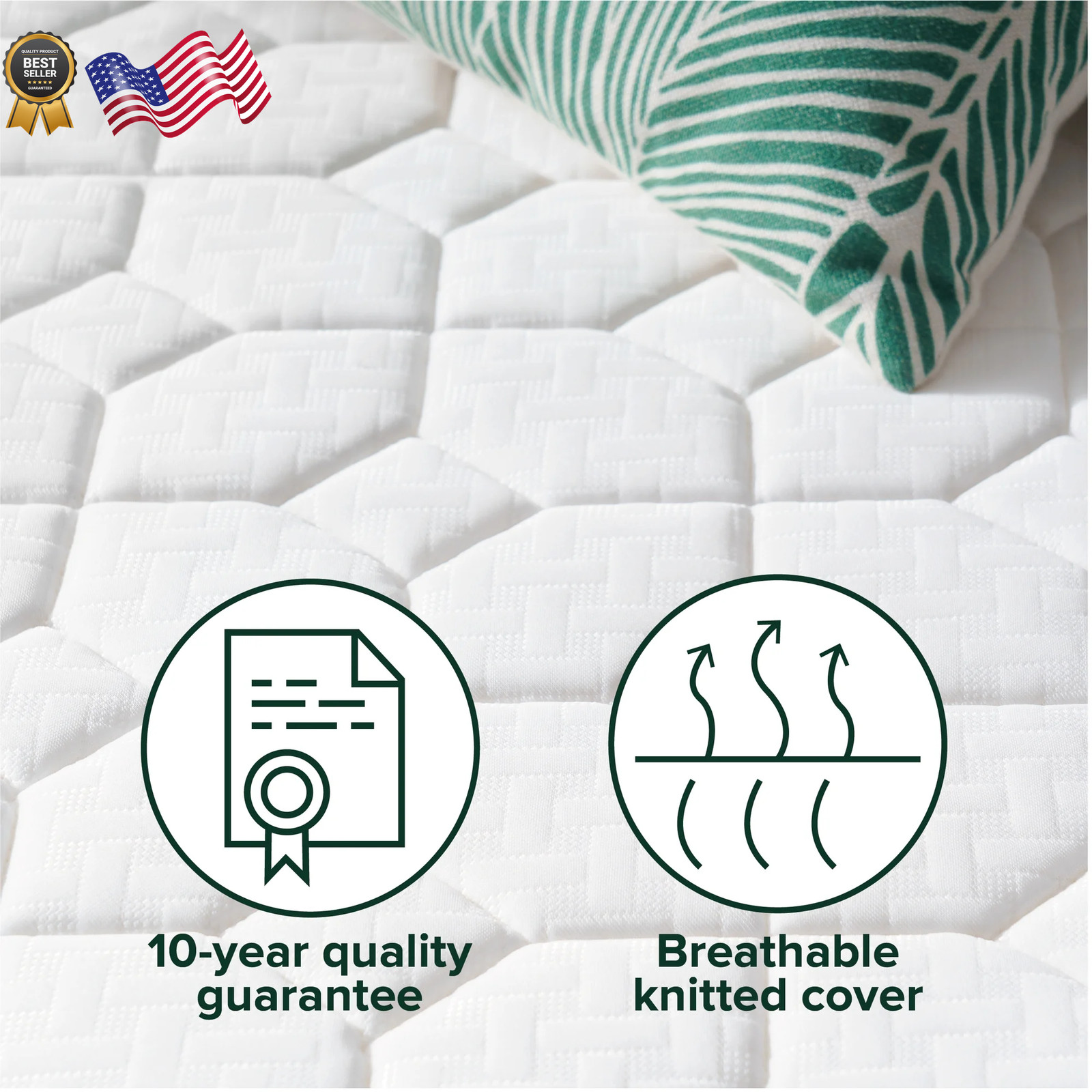 INNERSPRING MATTRESSES 6-Inch Firm Feel Twin/Twin XL/Full FREE SHIPPING USA