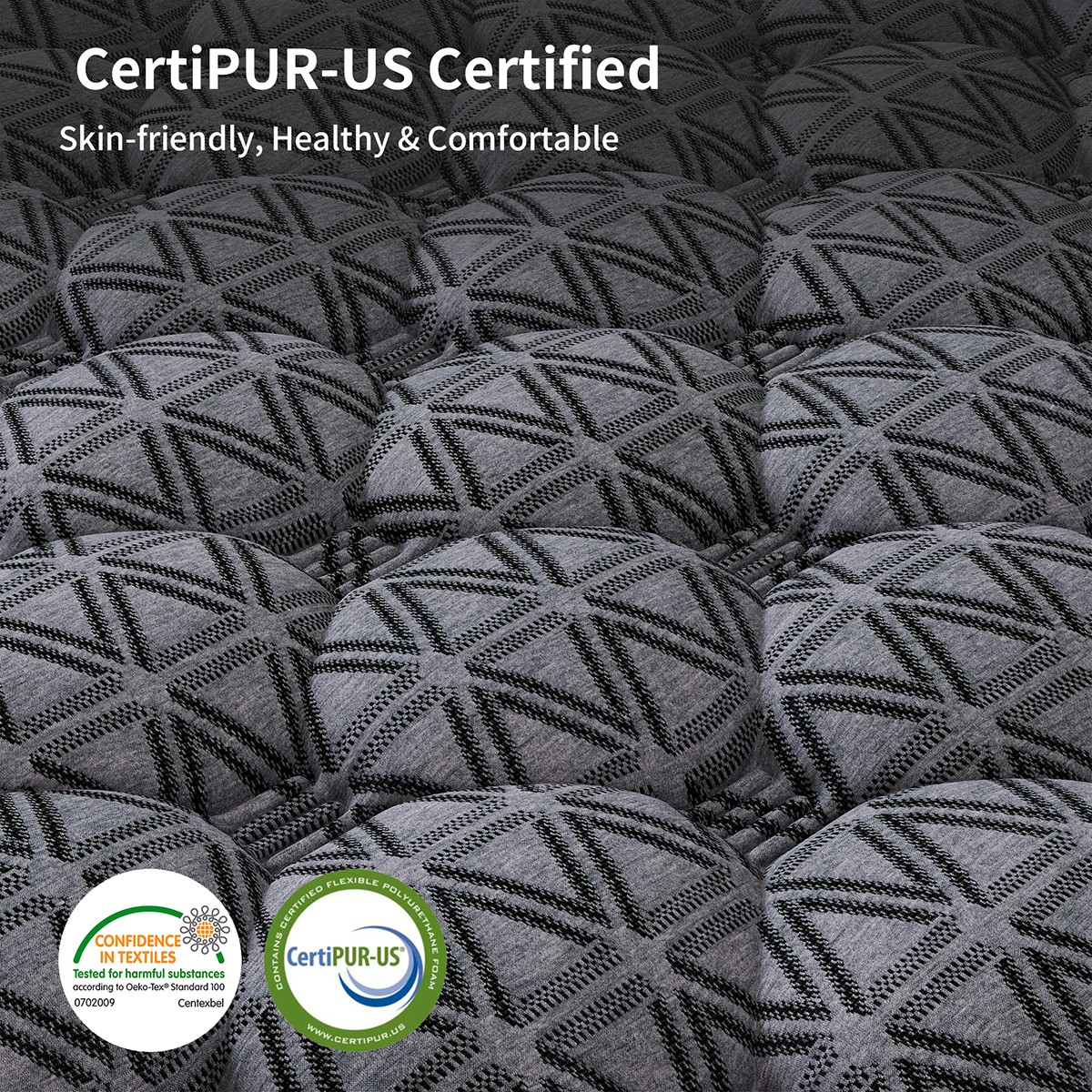 12″ 14″ Twin Full Queen King Mattress in a Box Gel Memory Foam Pocket Spring