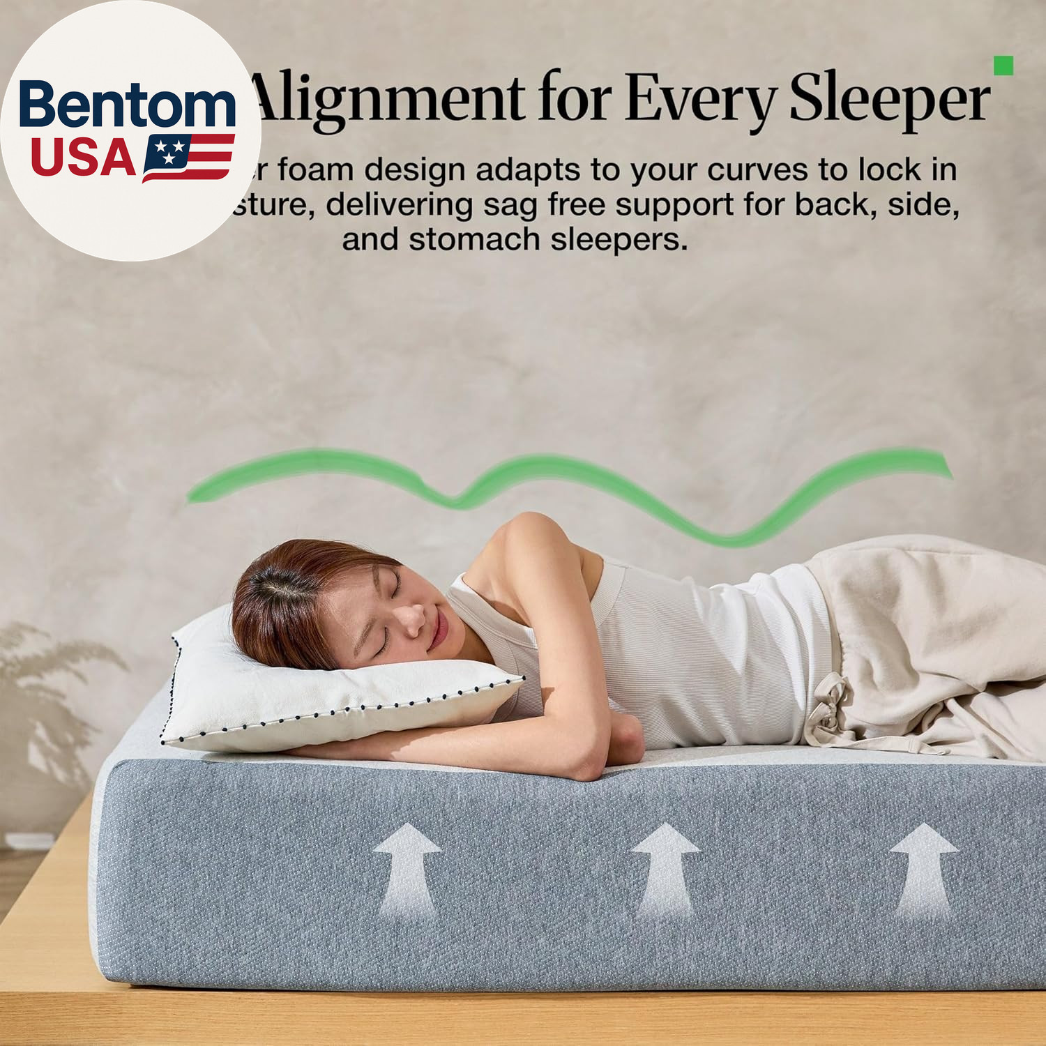 Twin Mattress for Kids, 6 Inch Twin Bed Mattress, Basic Graphite Cooling Memory