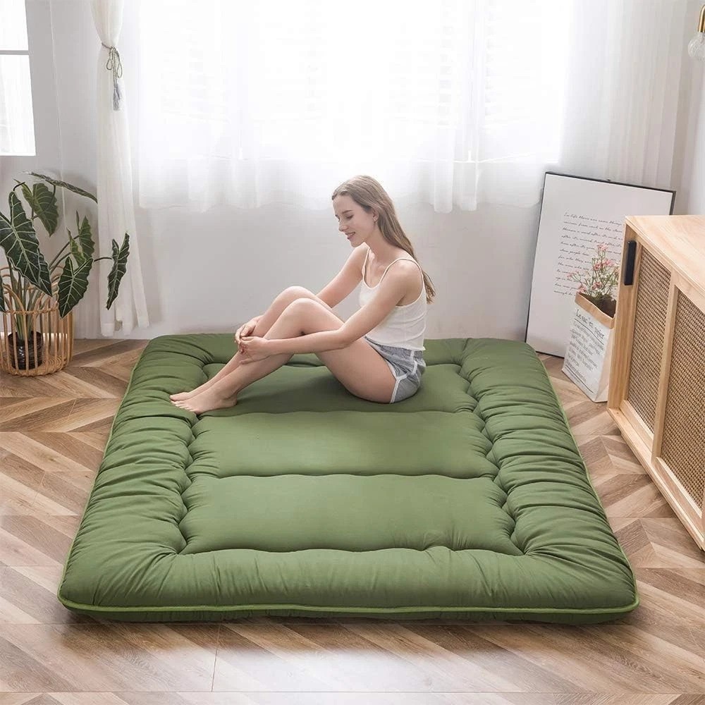 Japanese Futon Mattress Twin Size Floor Mattress, Thicken Tatami Mat Sleeping…