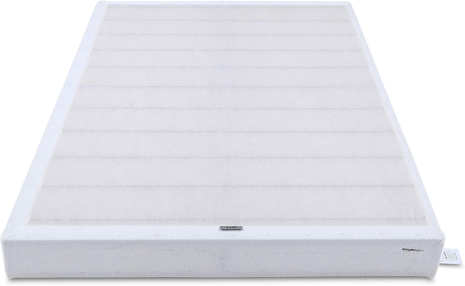 Amazon Basics Smart Box Spring Bed Base, 5-Inch Full(74"L x 53"W)