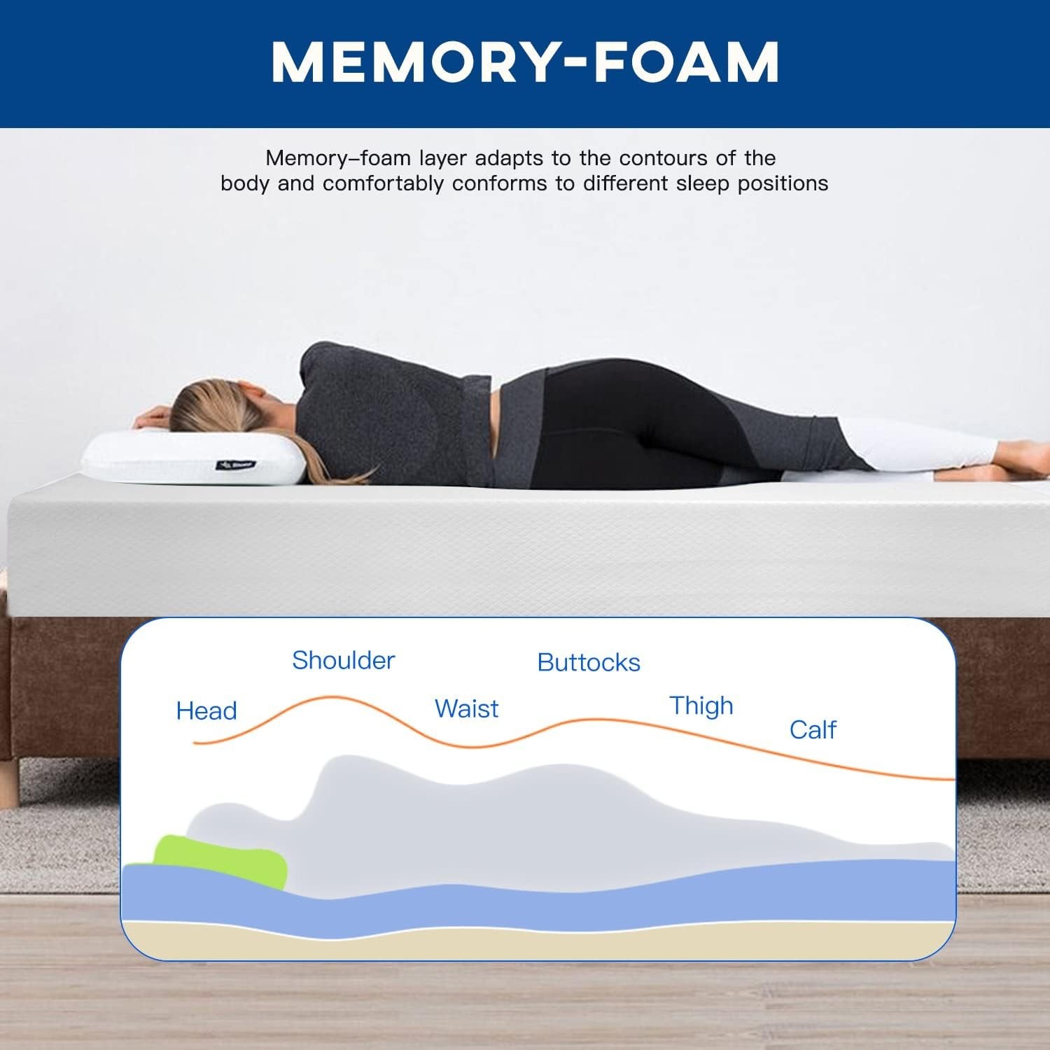 Cooling Ventilated 12-Inch Twin Mattress with Removable Cover – Healthier Sleep