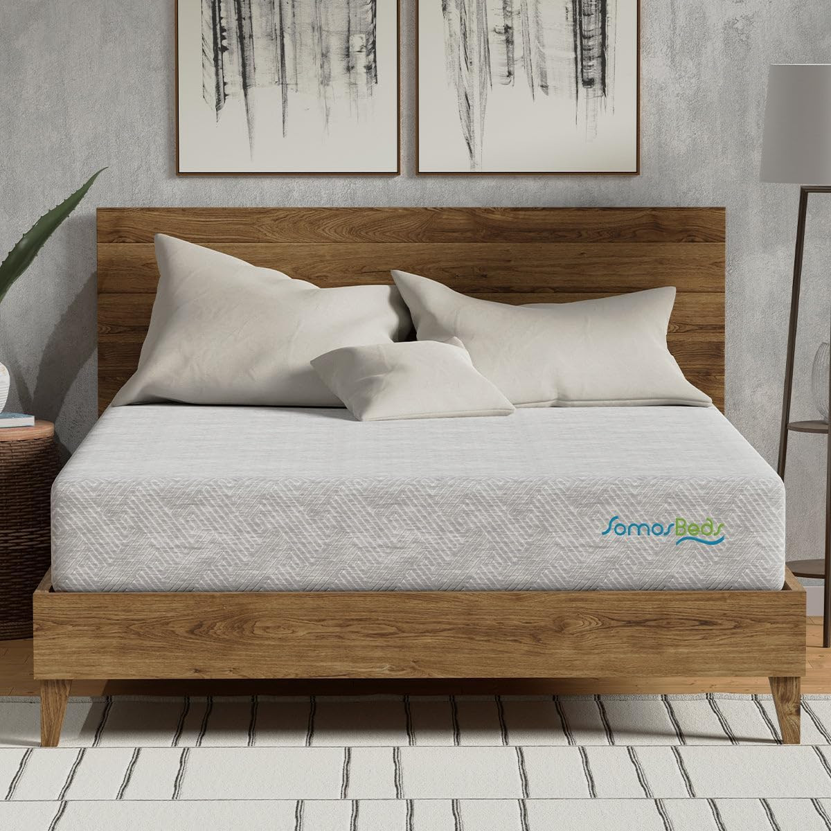 8 Inch Gel Memory Foam Firm Mattress, Full Size Mattress in a Box