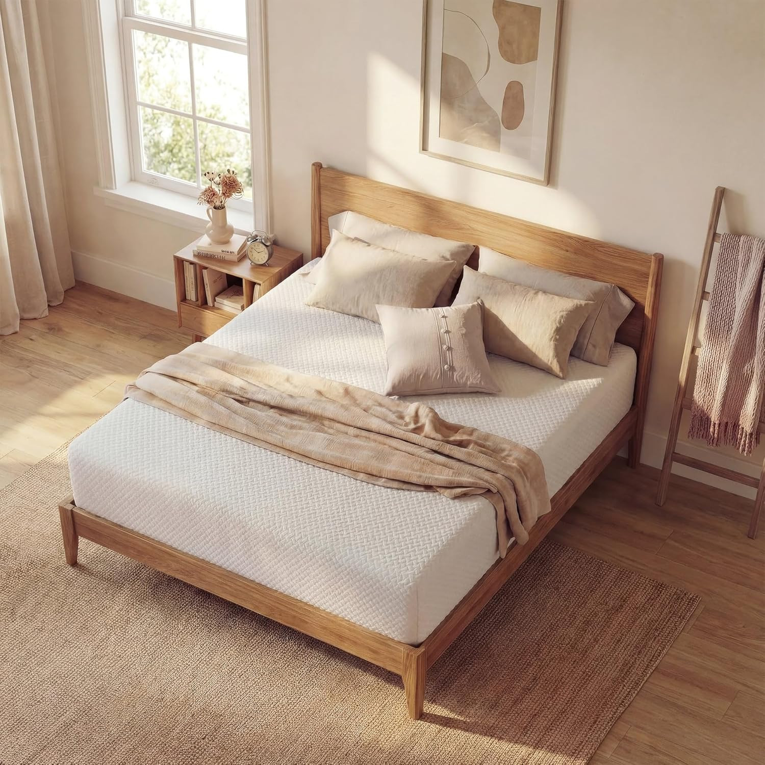 8-Inch Full Size Cooling Gel Memory Foam Mattress – Medium Firm Support
