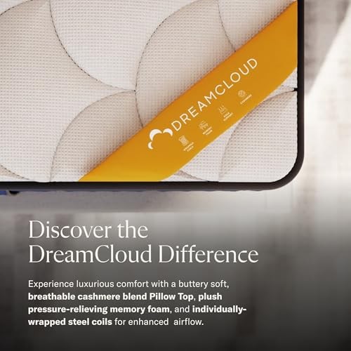 DREAMCLOUD PREMIER REST 14″ TWIN MATTRESS – LUXURY HYBRID MEMORY FOAM