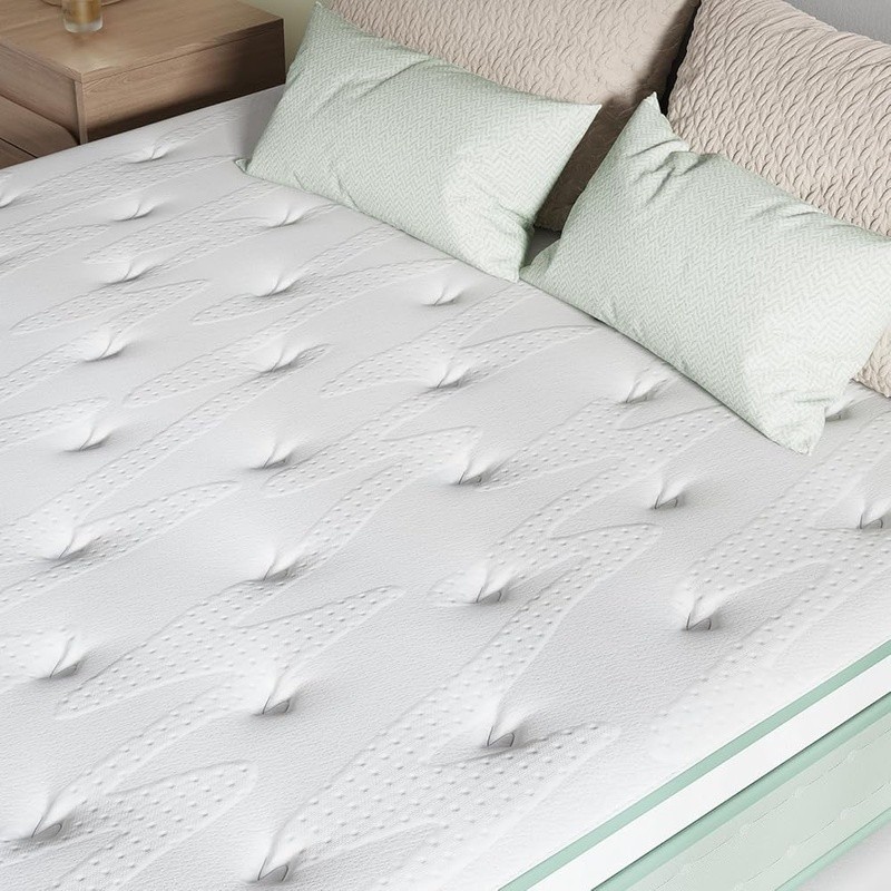 Queen Hybrid Mattress 12 Inch Pillow Top Gel Foam Motion Isolation Support New