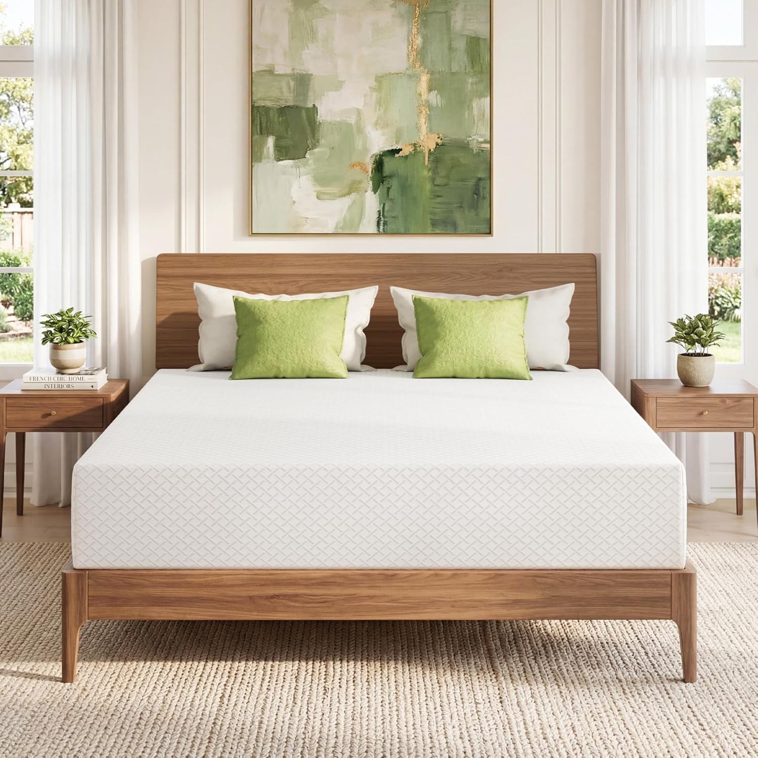Memory Foam Full Size Bed Mattress Relief With Medium Firm Support