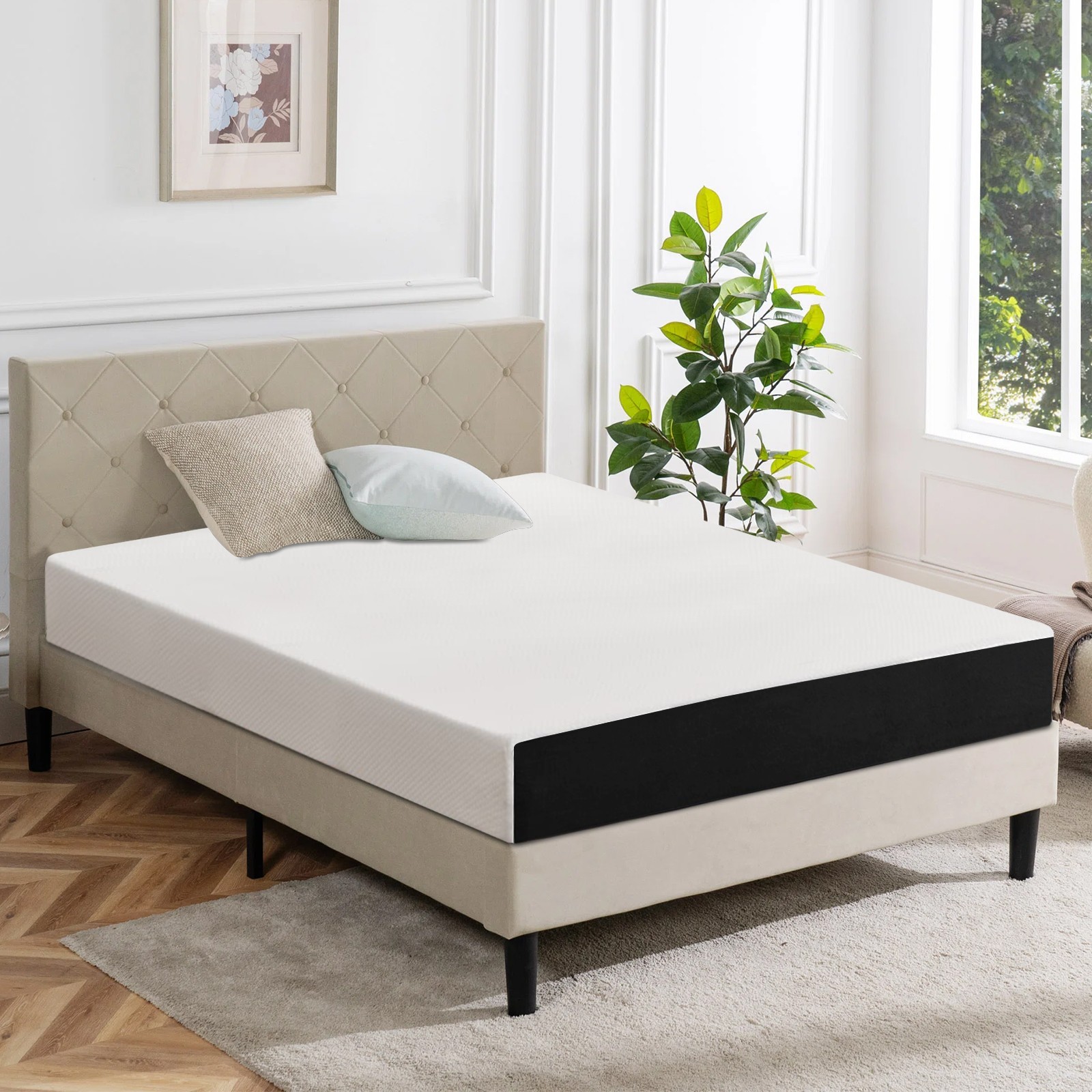 5″ 6″ Memory Foam Mattress Medium Firm Support Mattress in a Box,Fiberglass Free