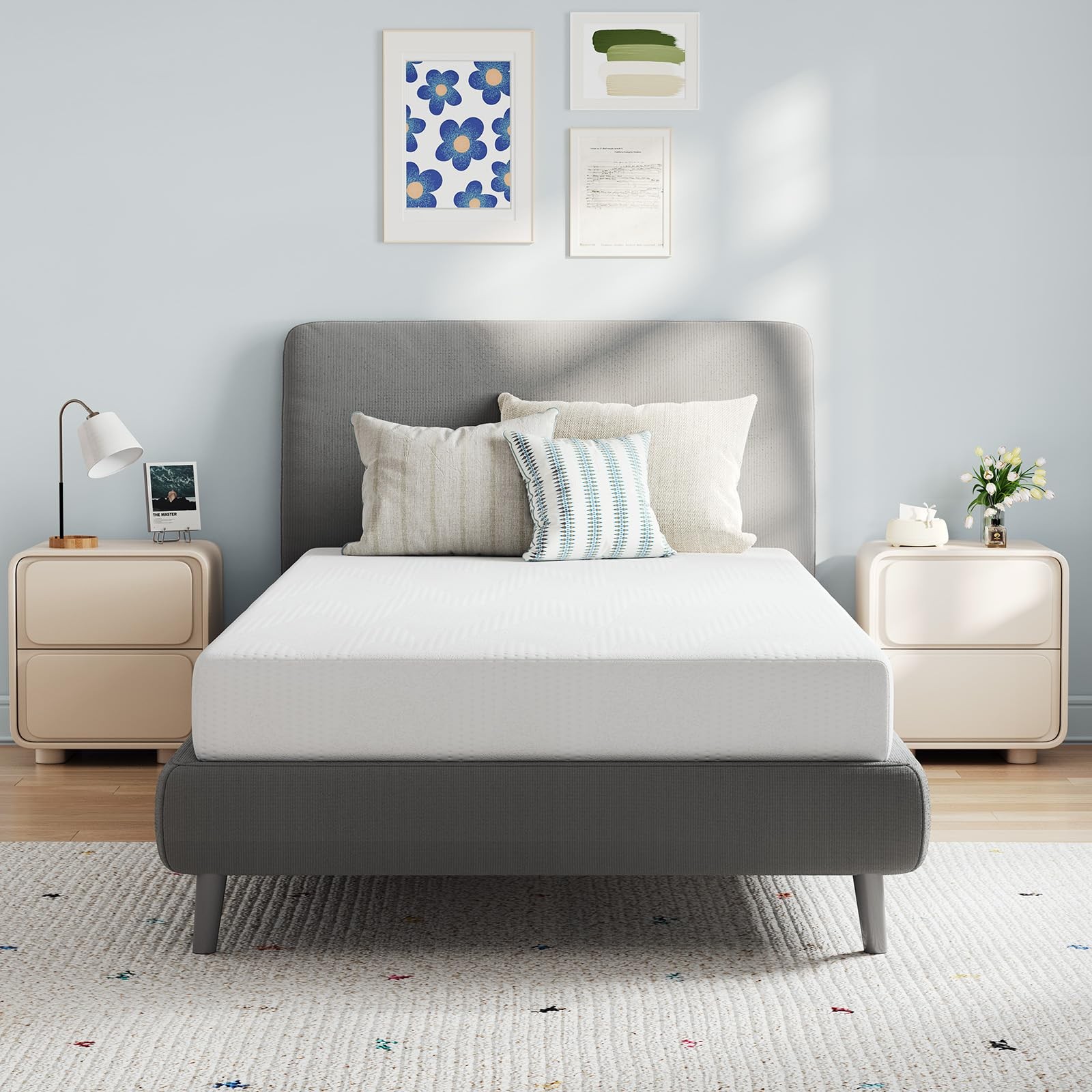 Avenco Twin Mattress, 6 Inch Twin Size Mattress for Kids, Gel Memory Foam Mattre