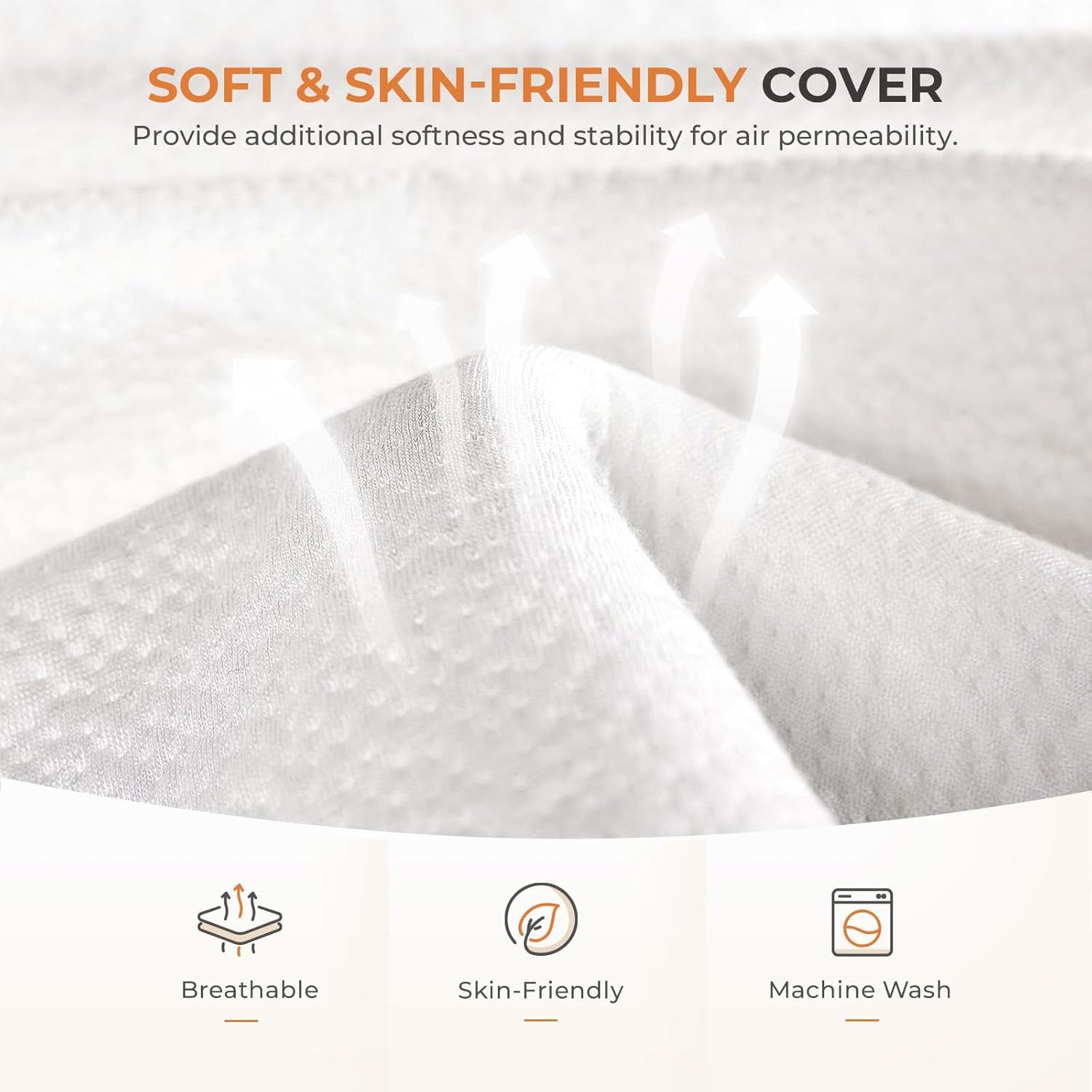 Tri Folding Mattress Topper – 4-Inch Foldable Mattress with a Collapsible and Wa