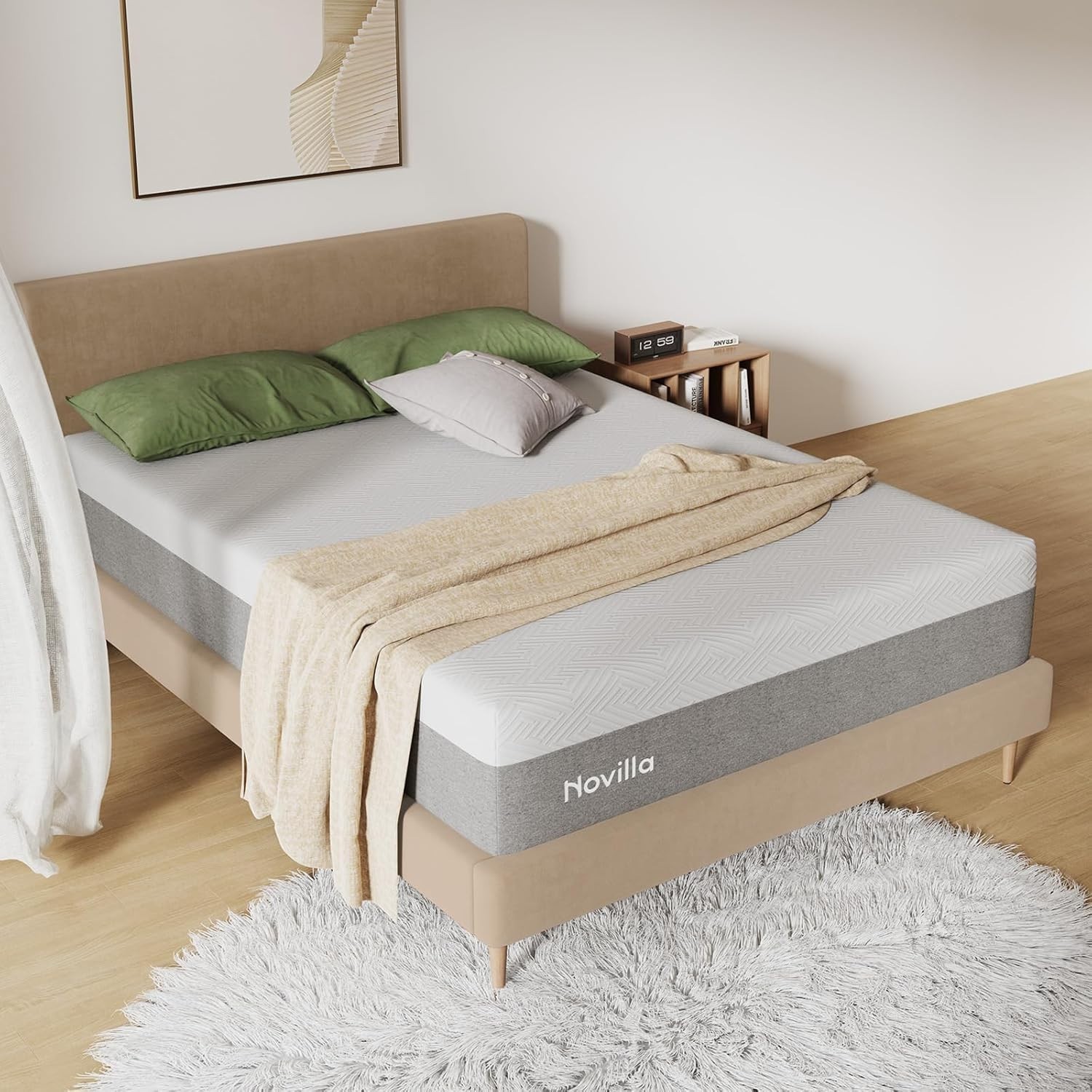 Cool Night Sleep & Pressure Relief Full Mattress – 12 Inch