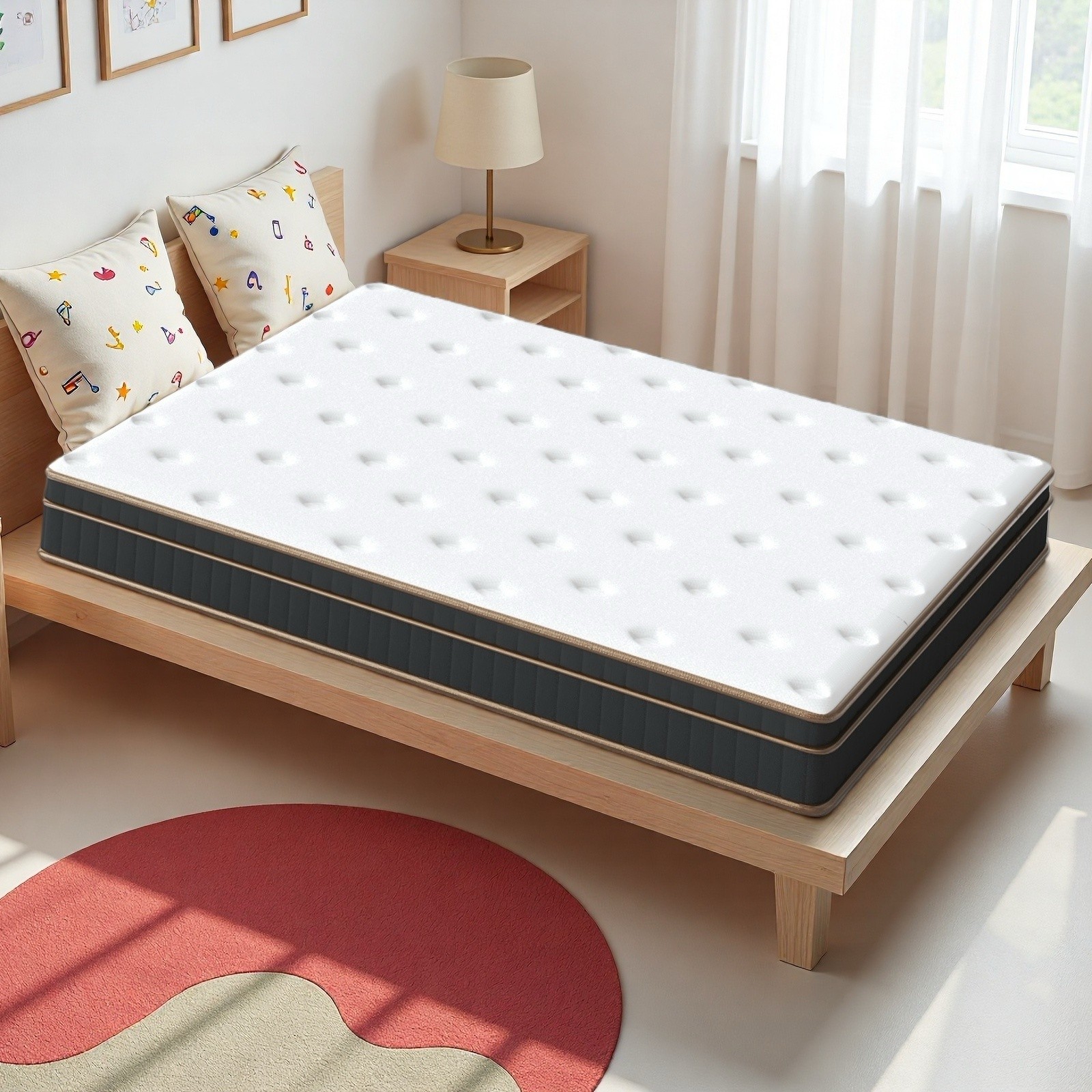 Full Innerspring Mattress 12-Inch – Breathable, Medium Firm For Dorms & Guests