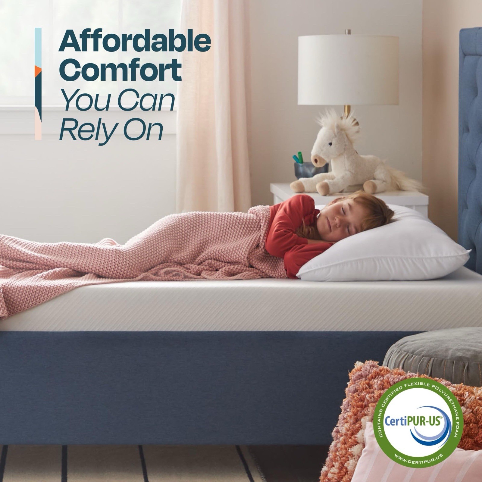 5 “ Gel Infused Memory Foam Mattress In A Box Queen Size 80×60 Firm Certi-Pur