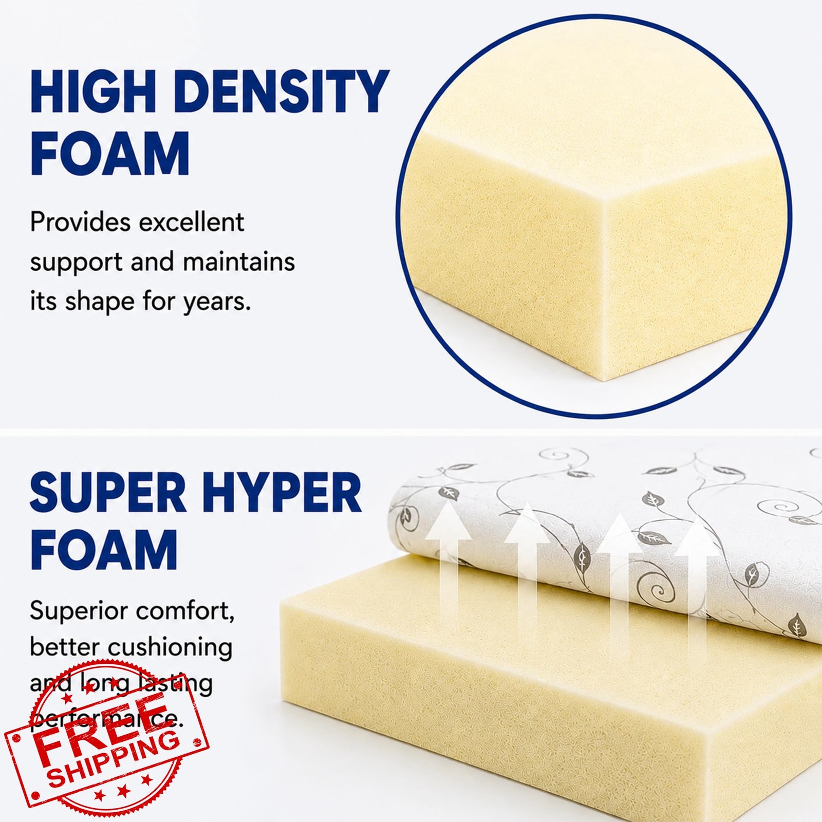 Greaton 8″ RV Mattress 32″x29″ Medium Firm