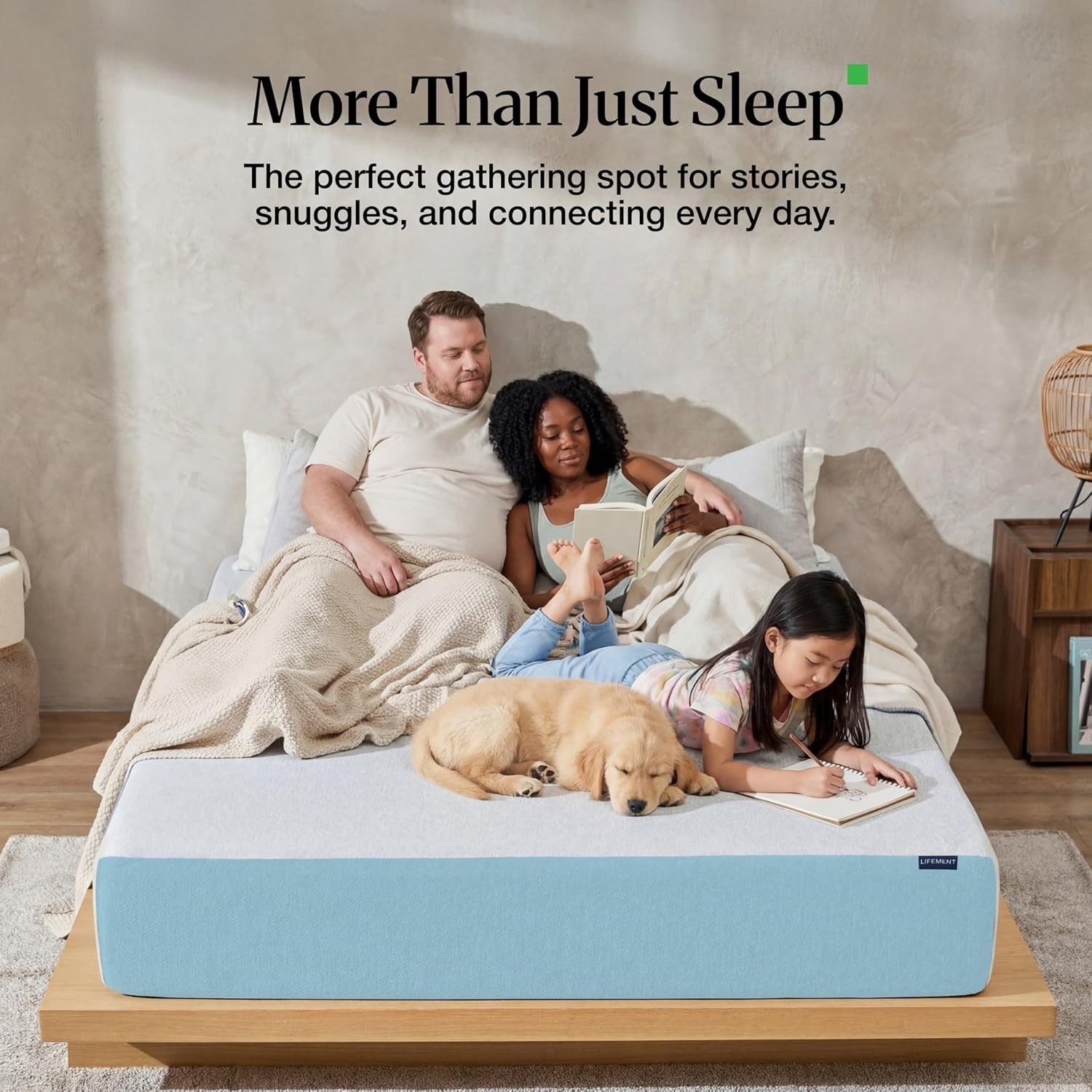 Copper Infused 12″ King Memory Foam Mattress – Medium Firm,
