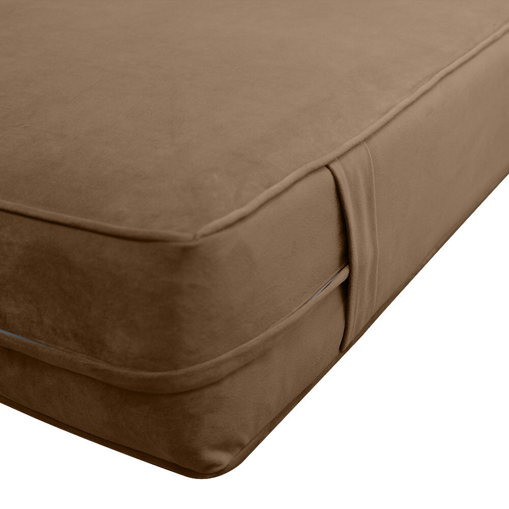 Same Pipe 8″ FULL 75x54x8 Velvet Indoor Daybed Mattress |COVER ONLY|-AD308
