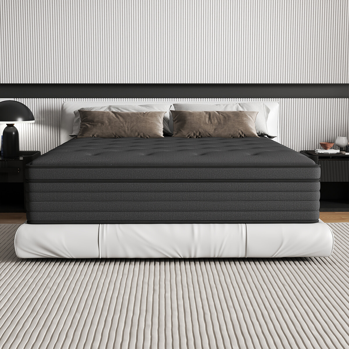 12/14 Inch Memory Foam Hybrid Mattress Pocket Spring Full Queen King in A Box
