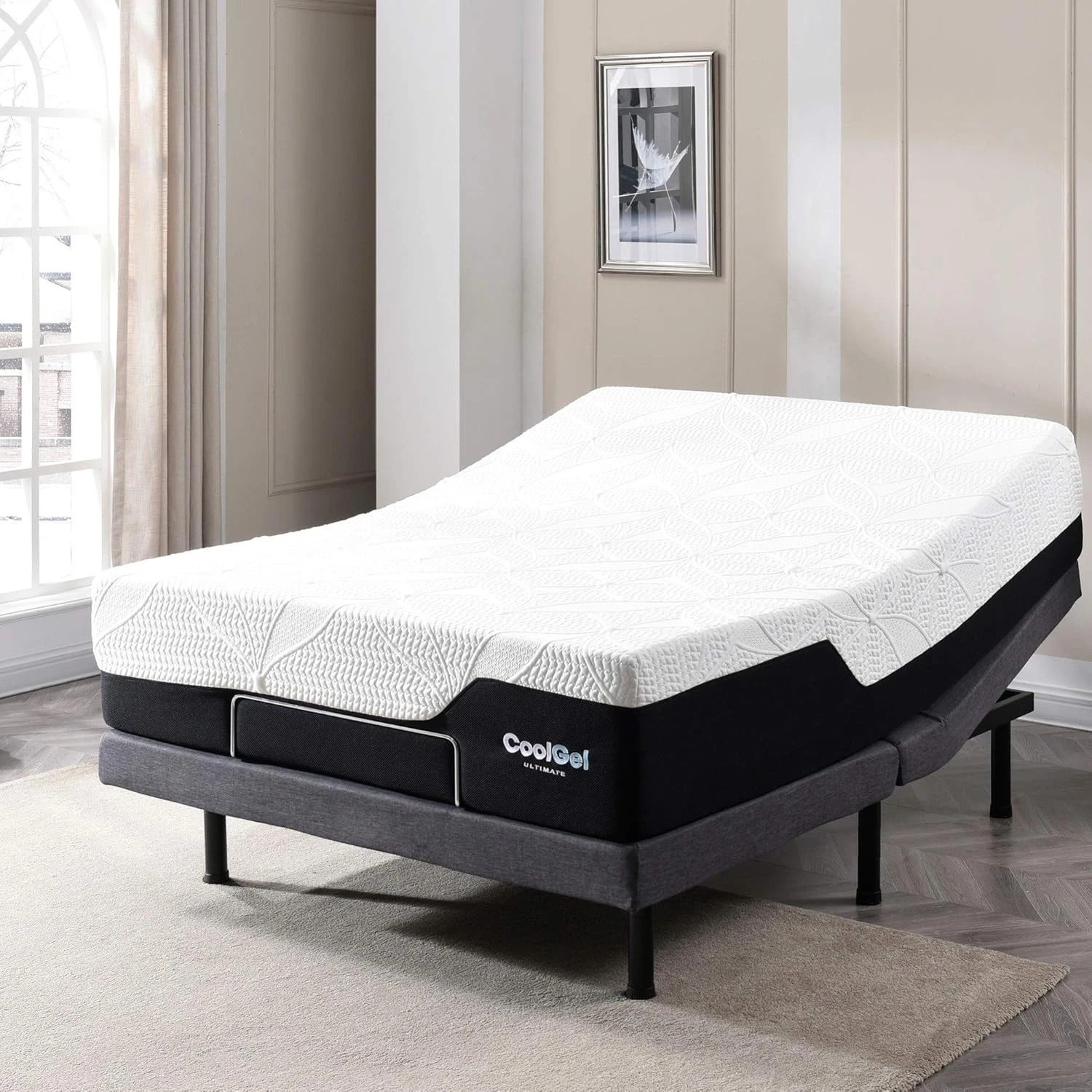 Memory Foam 8-Inch Mattress, CertiPUR- Certified, Mattress in a Box, Queen, W…