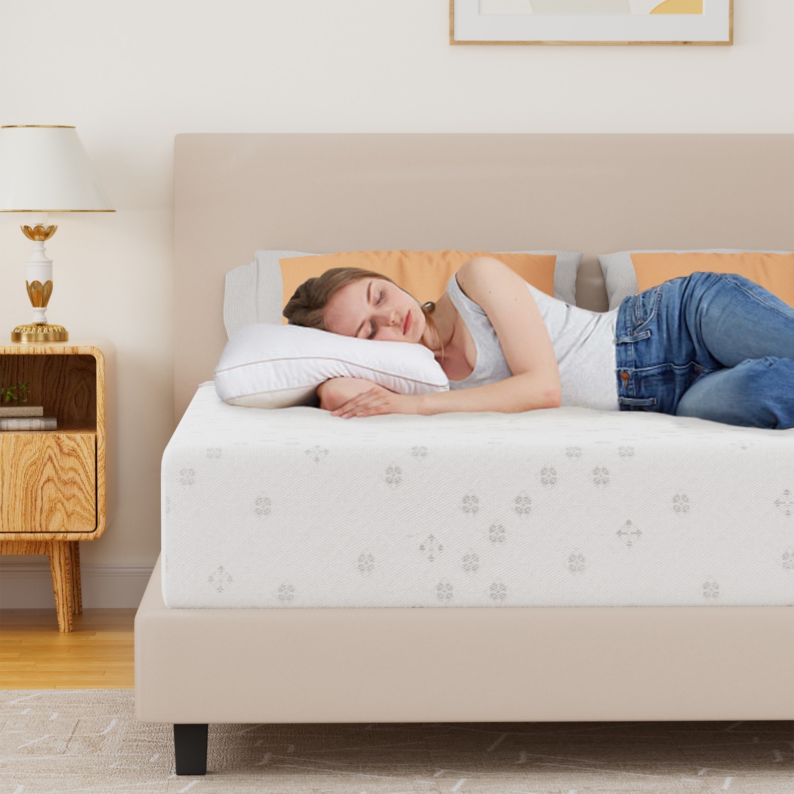10″ 12″ Twin Full Queen King Memory Foam Mattress CertiPUR-US Certified in a Box