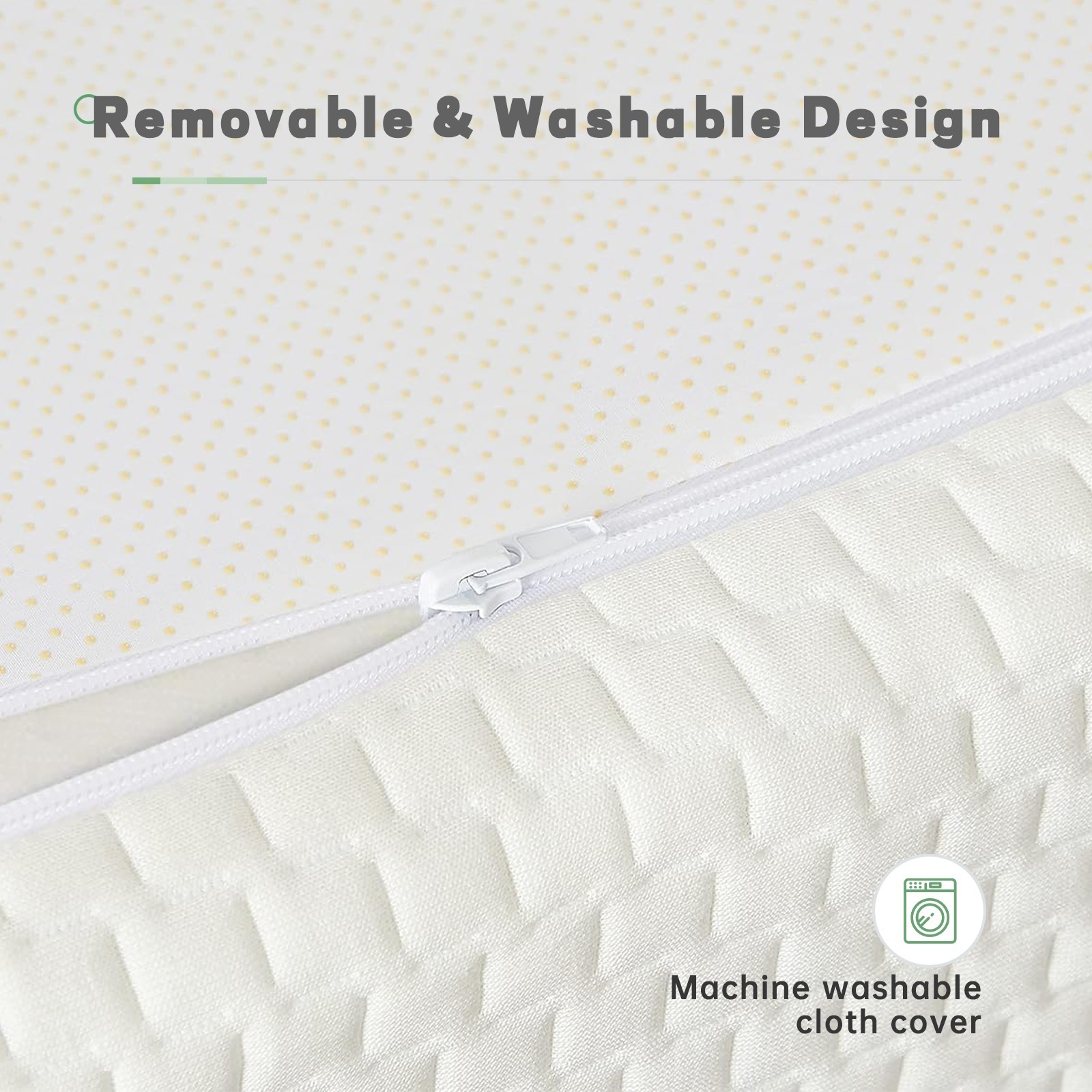 5″ 6″ 8″ Gel Memory Foam Mattress with Breathable Bamboo Fabric Removable Cover