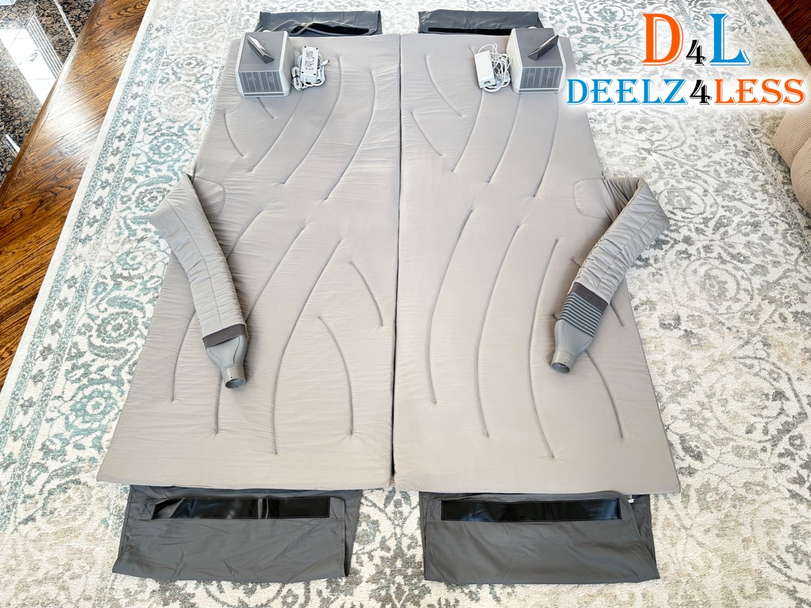 Select Comfort Sleep Number Queen Size Dual Temp Heat Cool Layer + Pump & Remote