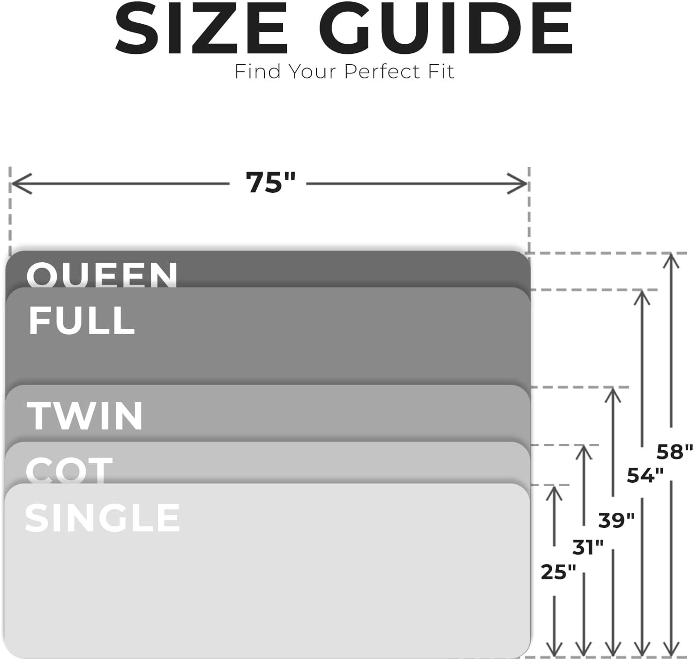 Luxurious Soft Trifold Mattress 75in x 31in x 4in – Perfect for Camping & Travel
