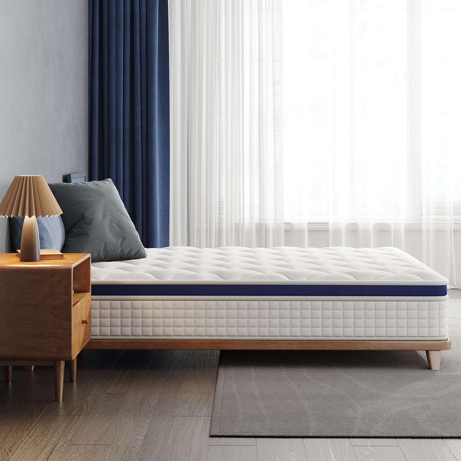 Full Mattress 12 Inch – Hybrid Mattress Bed in a Box, Medium Firm Support