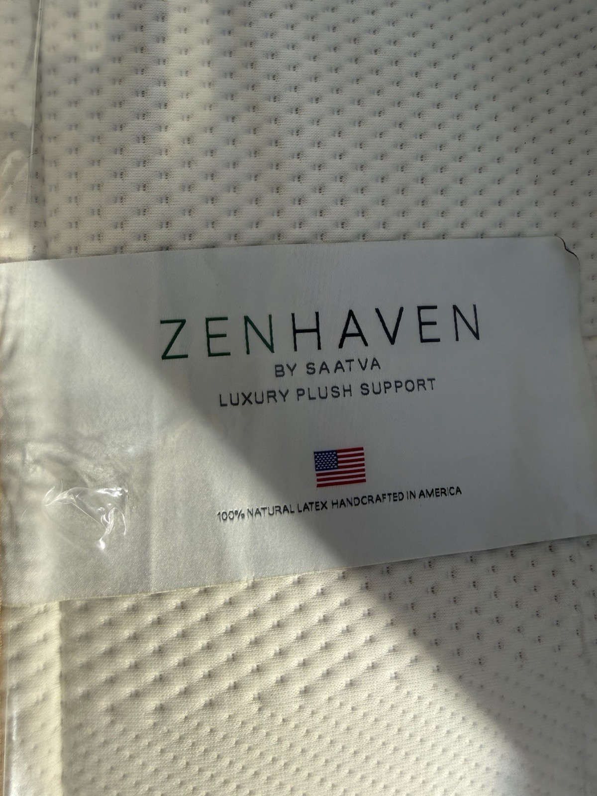 SAATVA ZEN HAVEN LATEX KING MATTRESS MEDIUM NEW ORGANIC CLEARANCE FAST SHIPPING