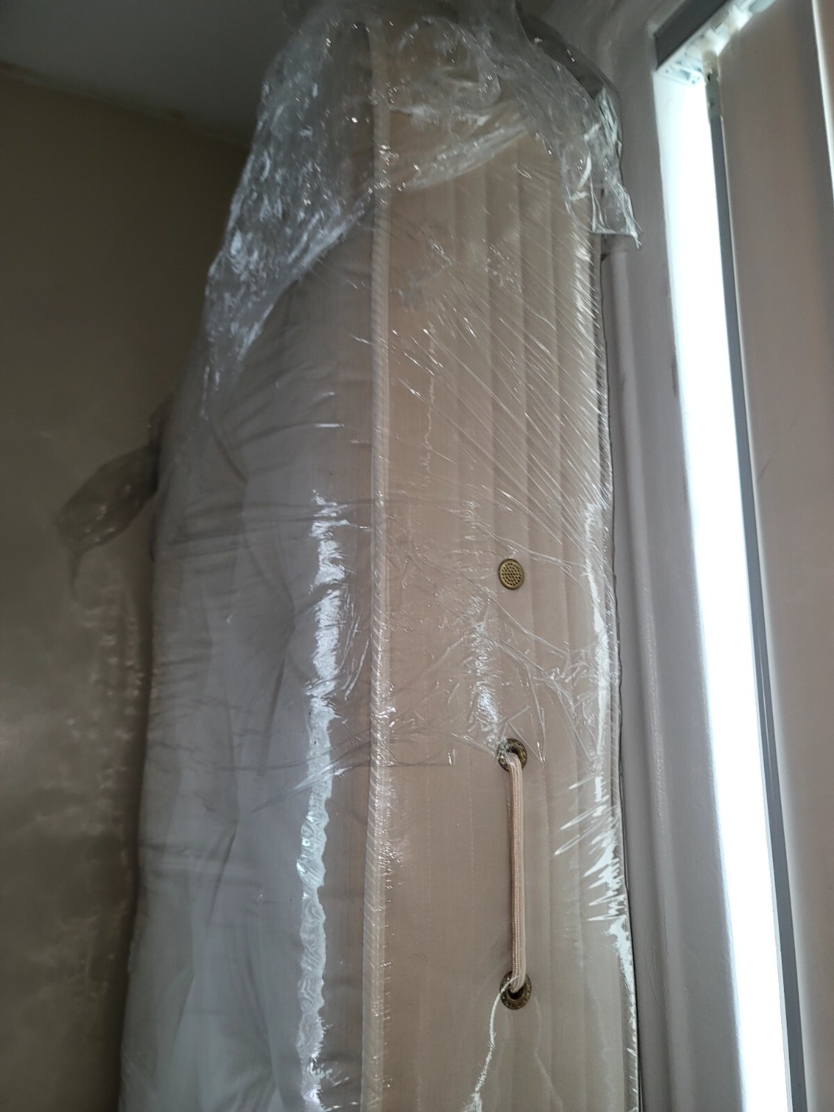 Royal Pedic Matress Twins Beige 100 % Cotton Individual 7 In H, 78 L X 36 W