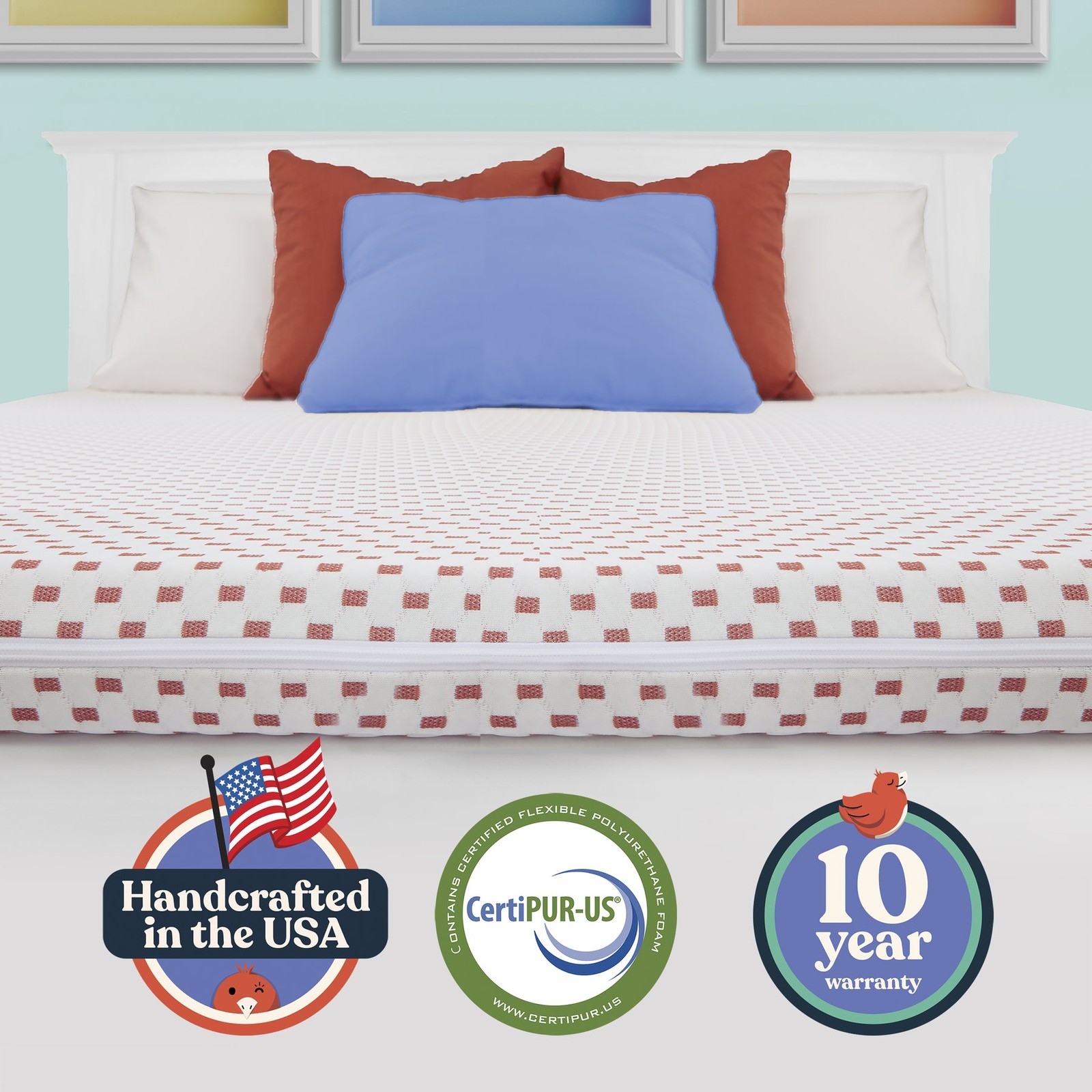 Fusion 3 In Hybrid 2 in 1 Copper Reversible Mattress Topper(Open Box)
