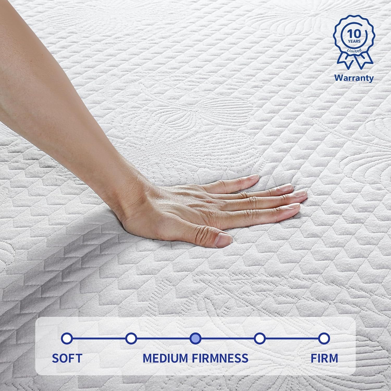 Olee Sleep Twin Mattress, 10 Inch Gel Memory Foam Mattress #2258T R9