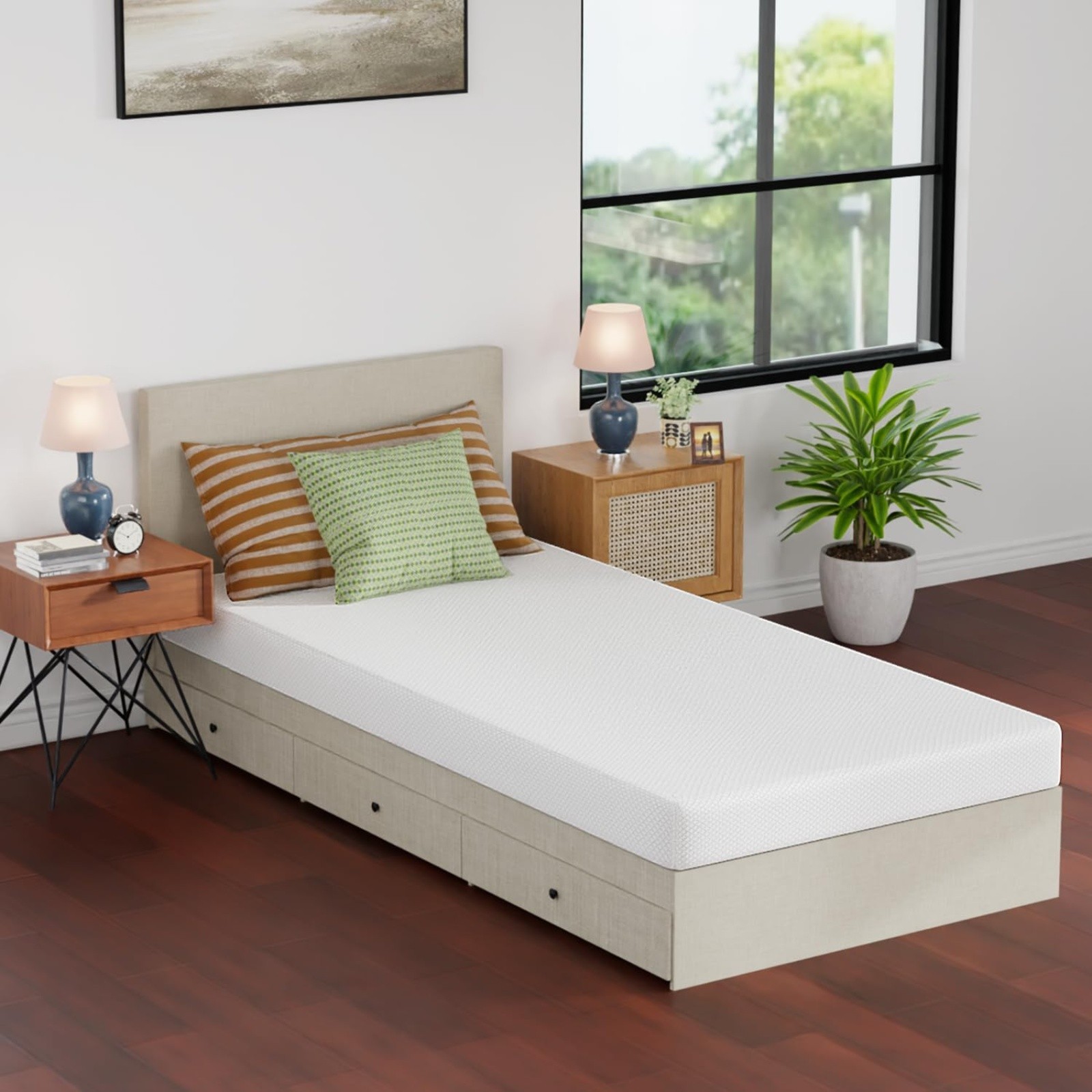 FDW | 5 Inch Twin XL Mattress | Medium Firm | Gel Memory Foam Mattres