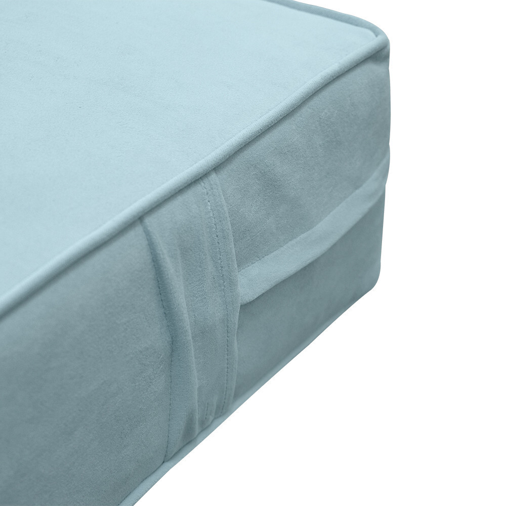 Same Pipe 8″ Twin-XL 80x39x8 Velvet Indoor Daybed Mattress |COVER ONLY|-AD355