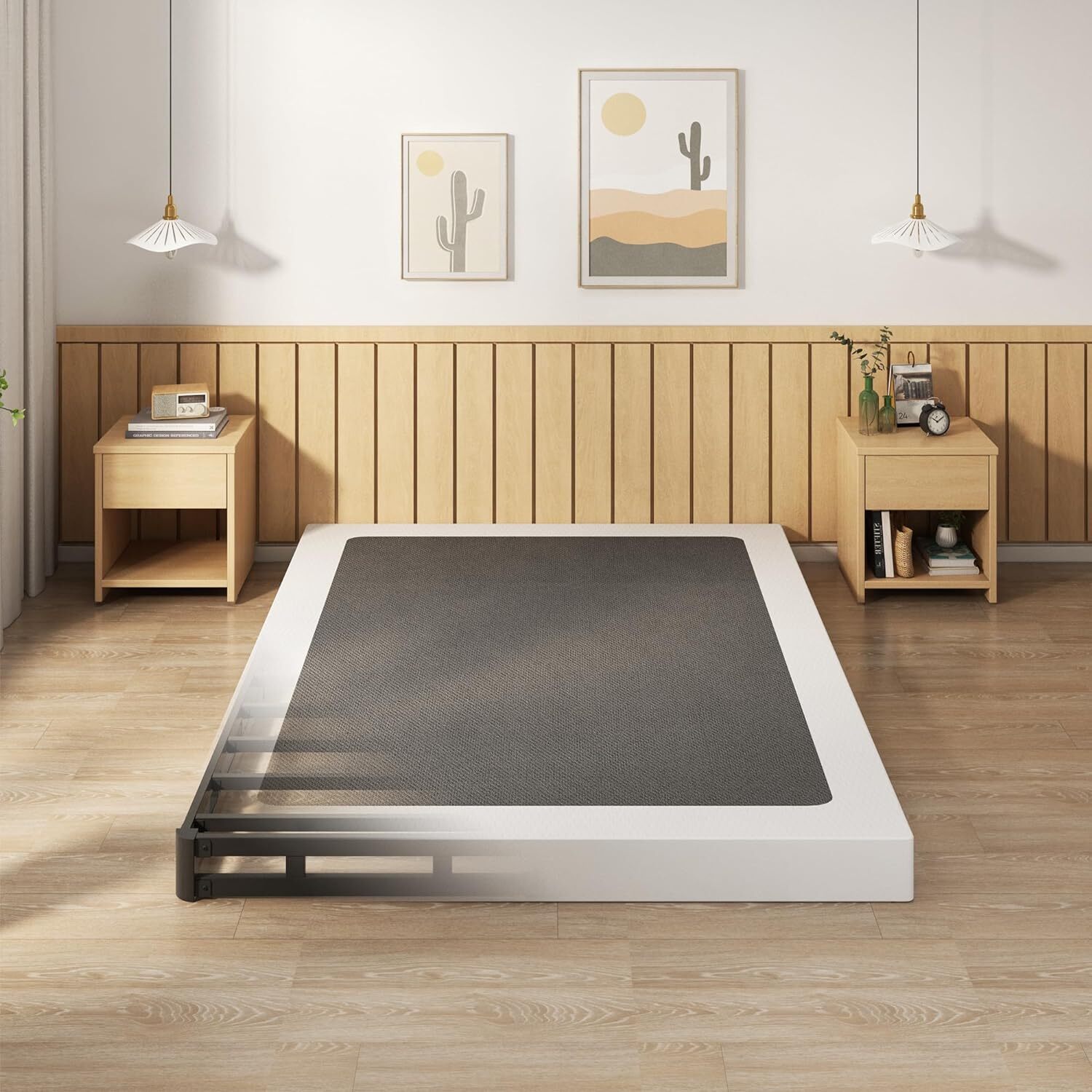 EMODA 5 Inch Box Spring Queen Size Bed Base, 3000 lbs Heavy Queen, 5