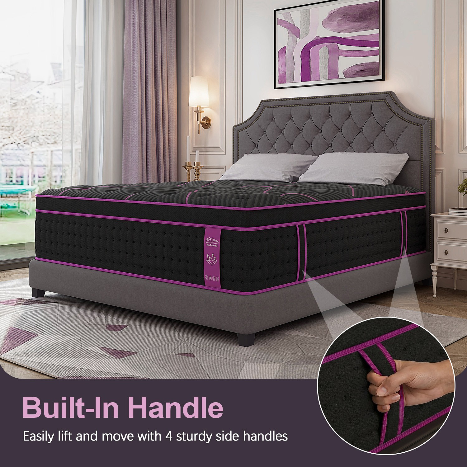 12/14Inch Hybrid Bed Mattress Twin Full Queen King Gel Memory Foam Innerspring