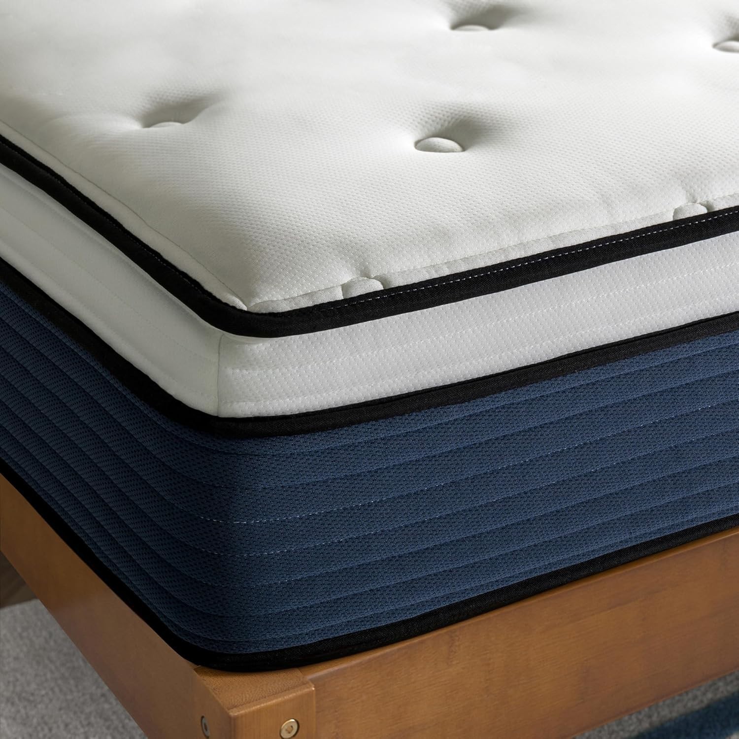 Zinus 10″ Pressure Relief Comfort Support Firm Hybrid Mattress Pocket Spring