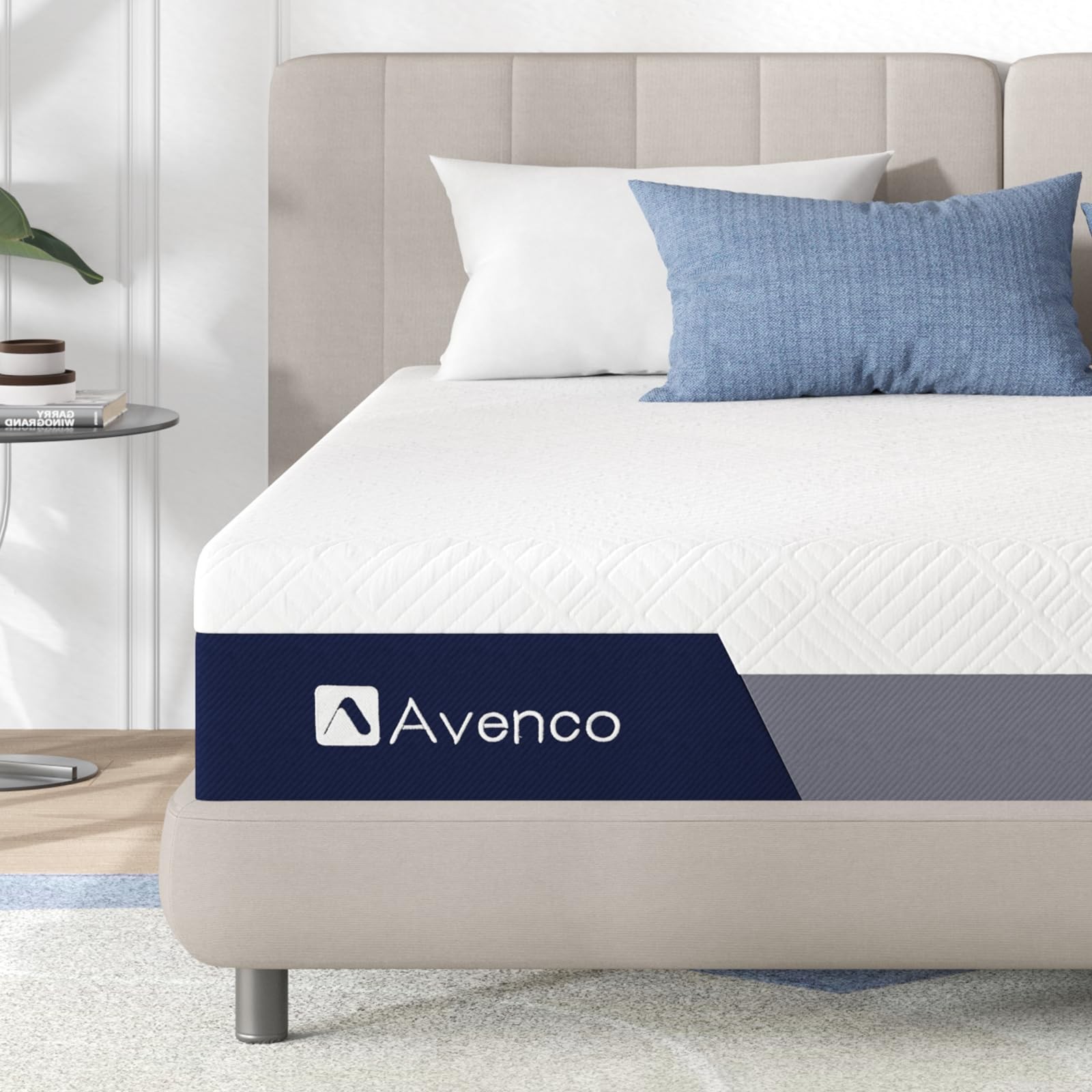AVENCO FULL MATTRESS 12″ MEMORY FOAM PRESSURE RELIEF & COOLING SLEEP
