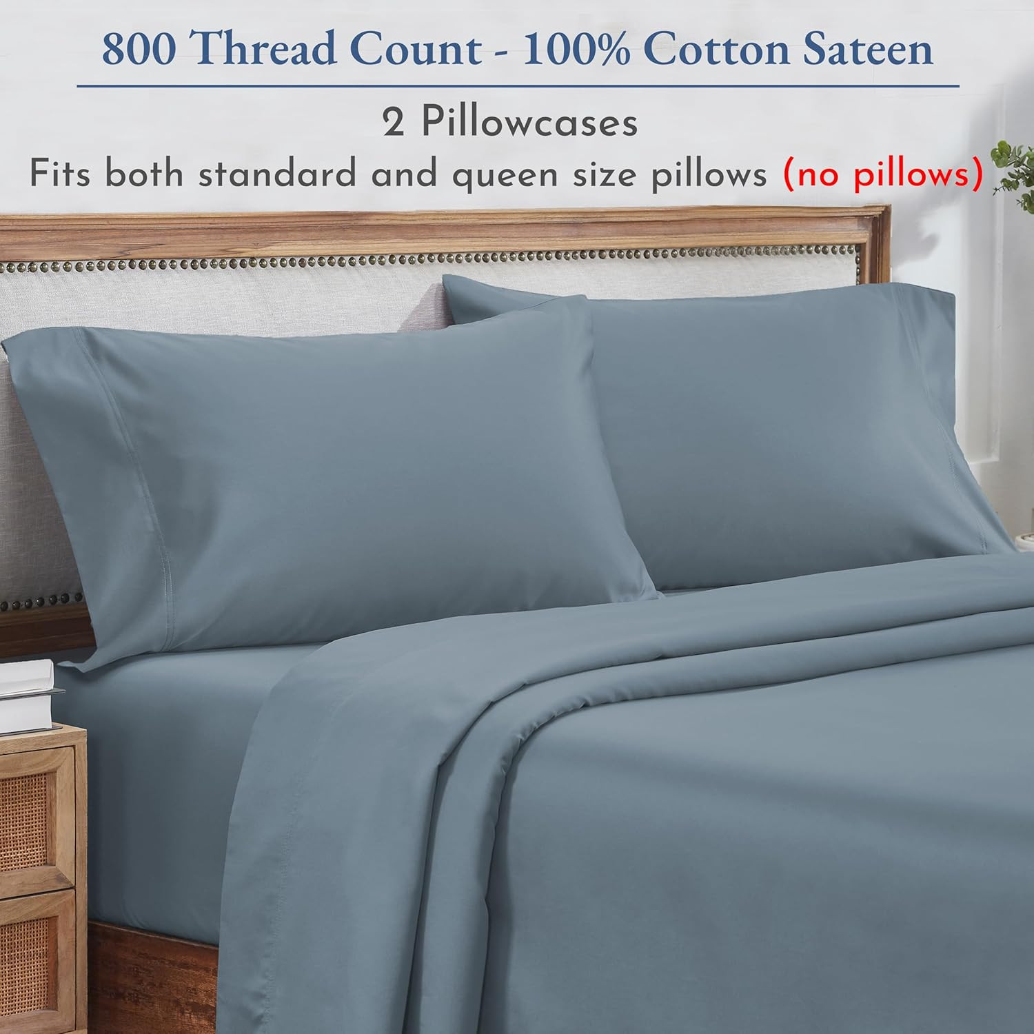 Heirloom Soft, Smooth & Thick Certified 800 Thread Count 100% Cotton Sateen Is S