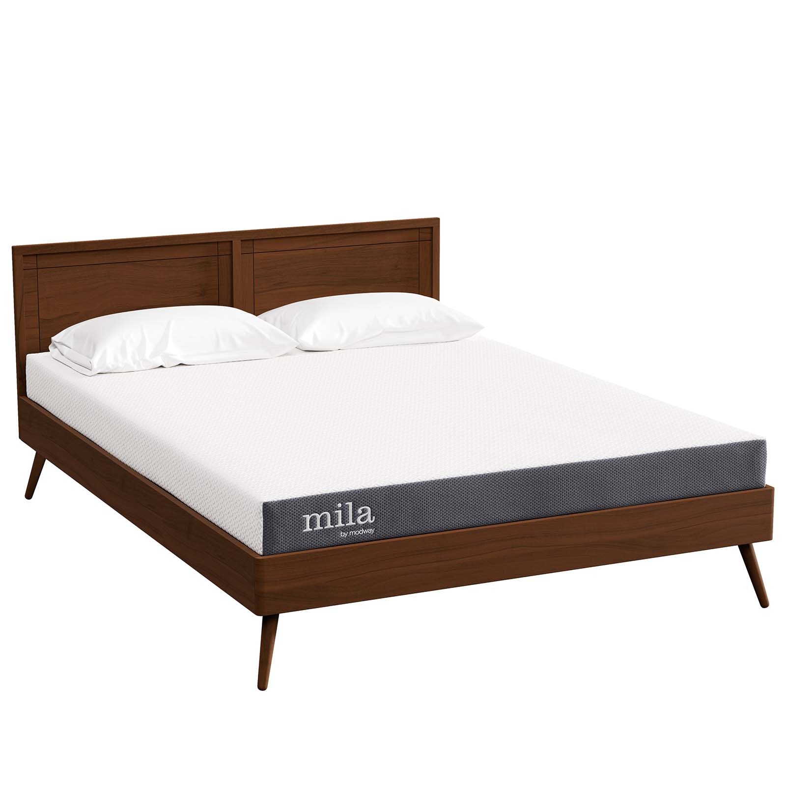 Modway 6″ Dual-Layer Queen Size Firm Memory Foam Mattress With 10-Year Warranty